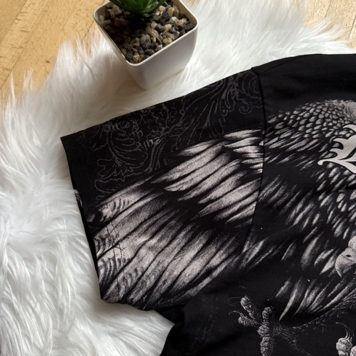 Affliction 📌 Crazy Black Rock Y2K Gothic Skull T-Shirt Affliction vibe Size US M / EU 48-50 / 2 - 6 Thumbnail
