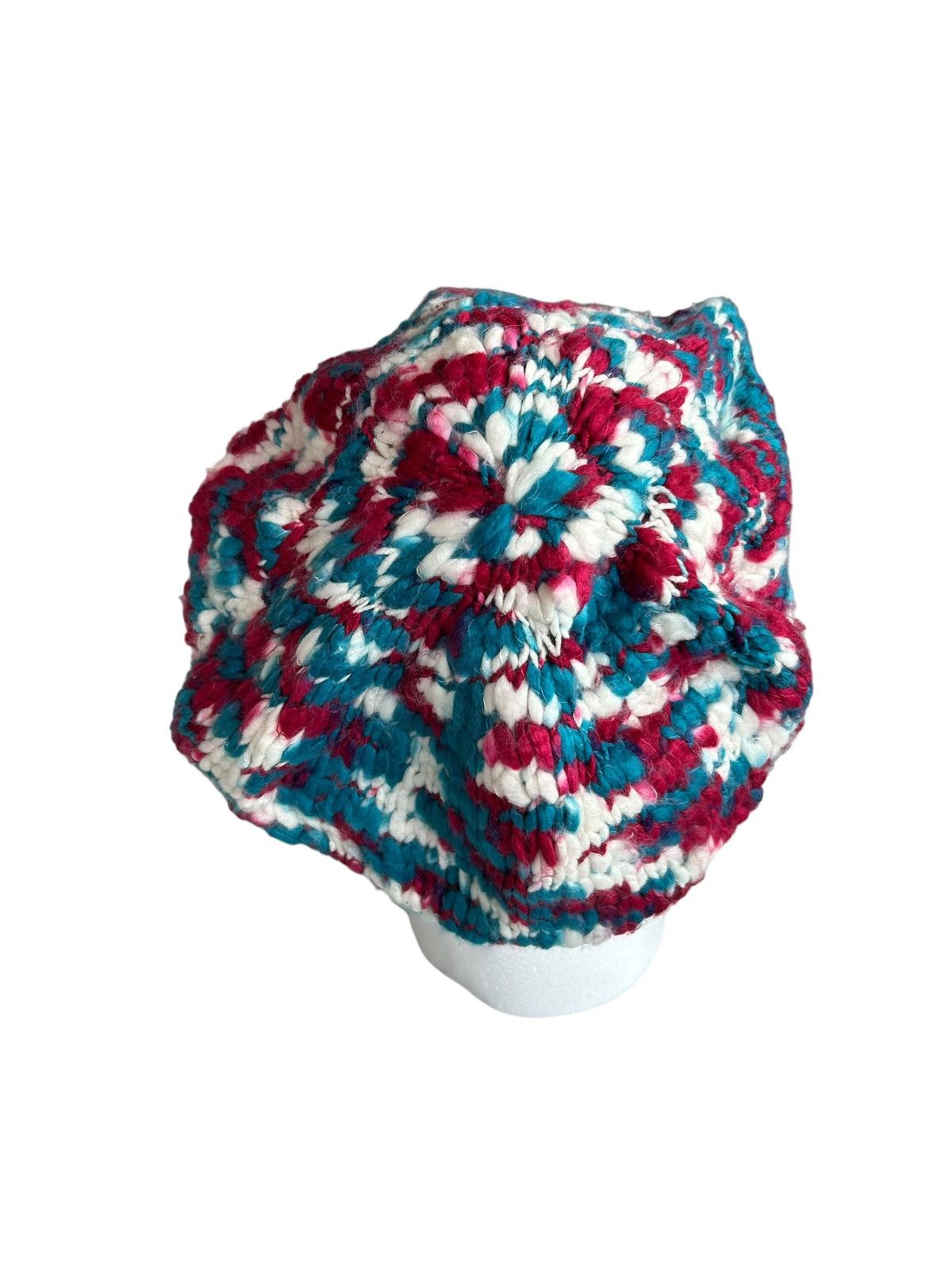 Japanese Brand ROXY Knitted Hats Multicolour ☠️ Size ONE SIZE - 4 Thumbnail