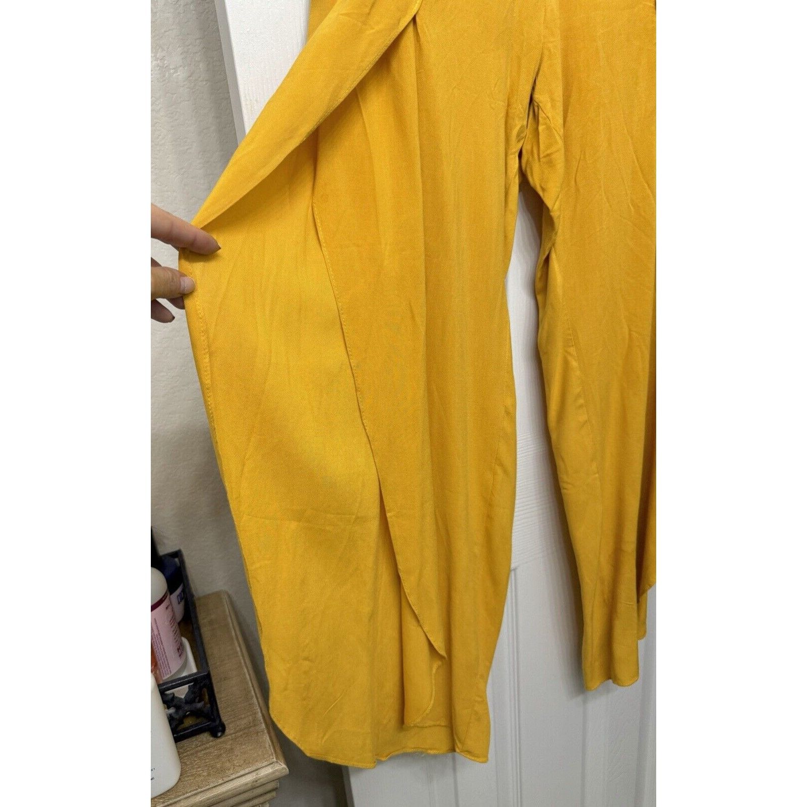 Drew DREW Whitney Wrapped, Split Leg Harem Pants in Yellow - Med Size 30" / US 8 / IT 44 - 4 Thumbnail