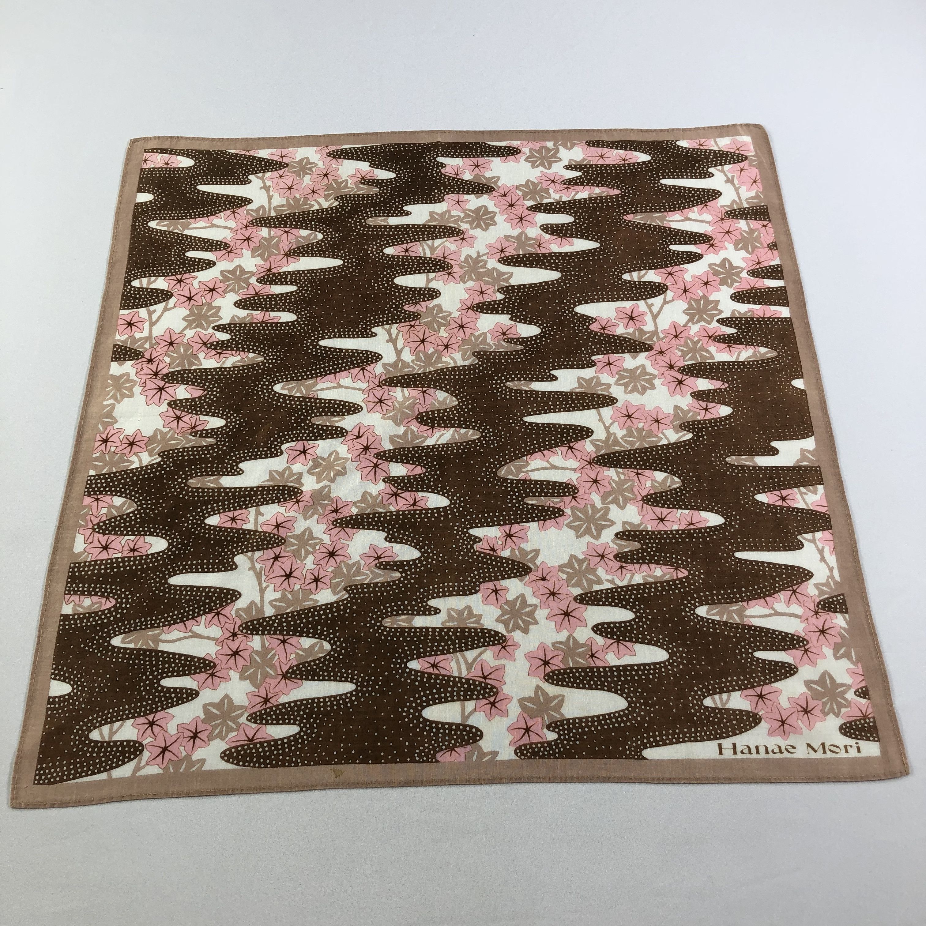 Hanae Mori × Vintage Hanae Mori Handkerchief Neckerchief Bandana H1967 Size ONE SIZE - 2 Thumbnail