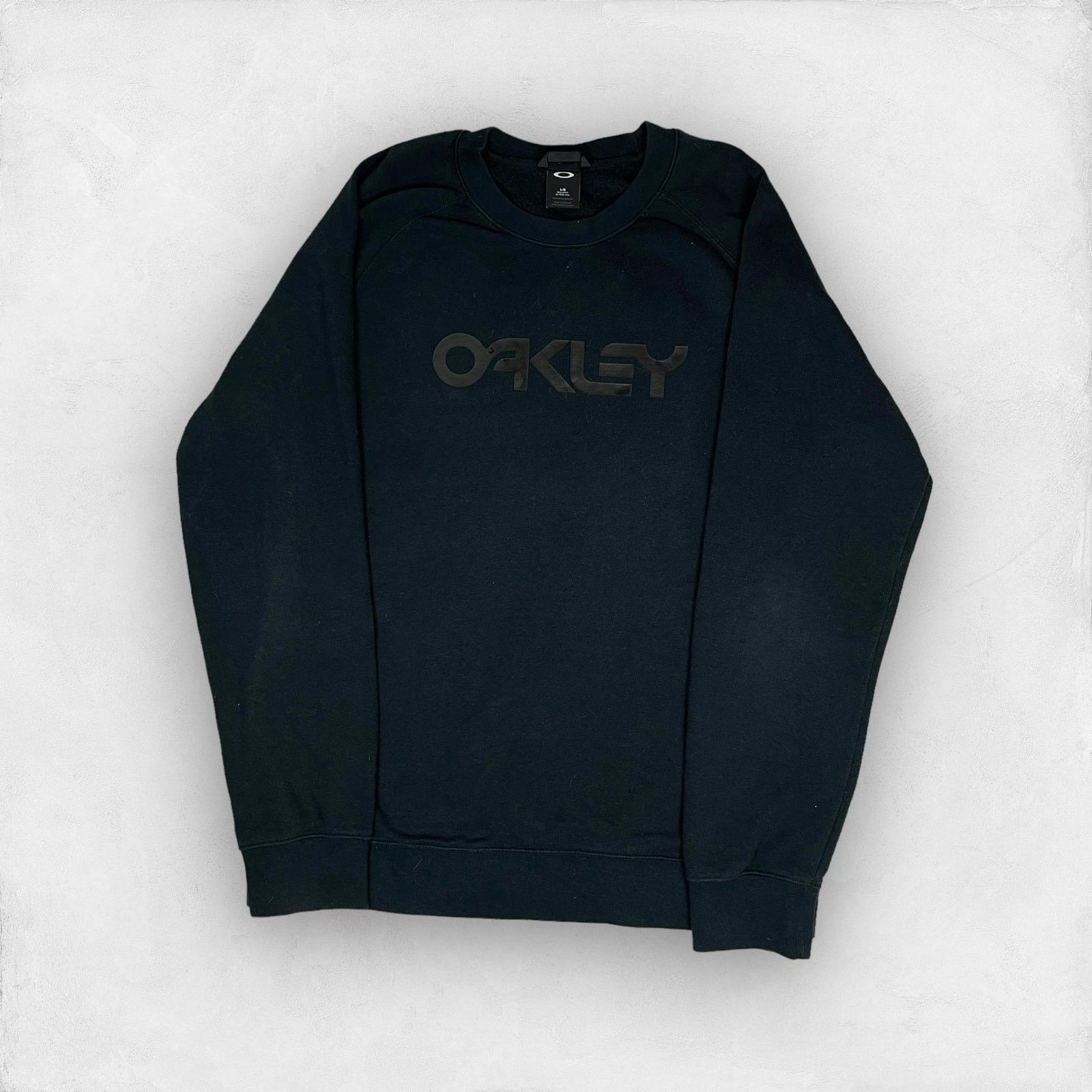 Oakley Oakley Men's Black Cotton Fleece Lined Logo Sweatshirt Large Size US L / EU 52-54 / 3 - 1 Thumbnail