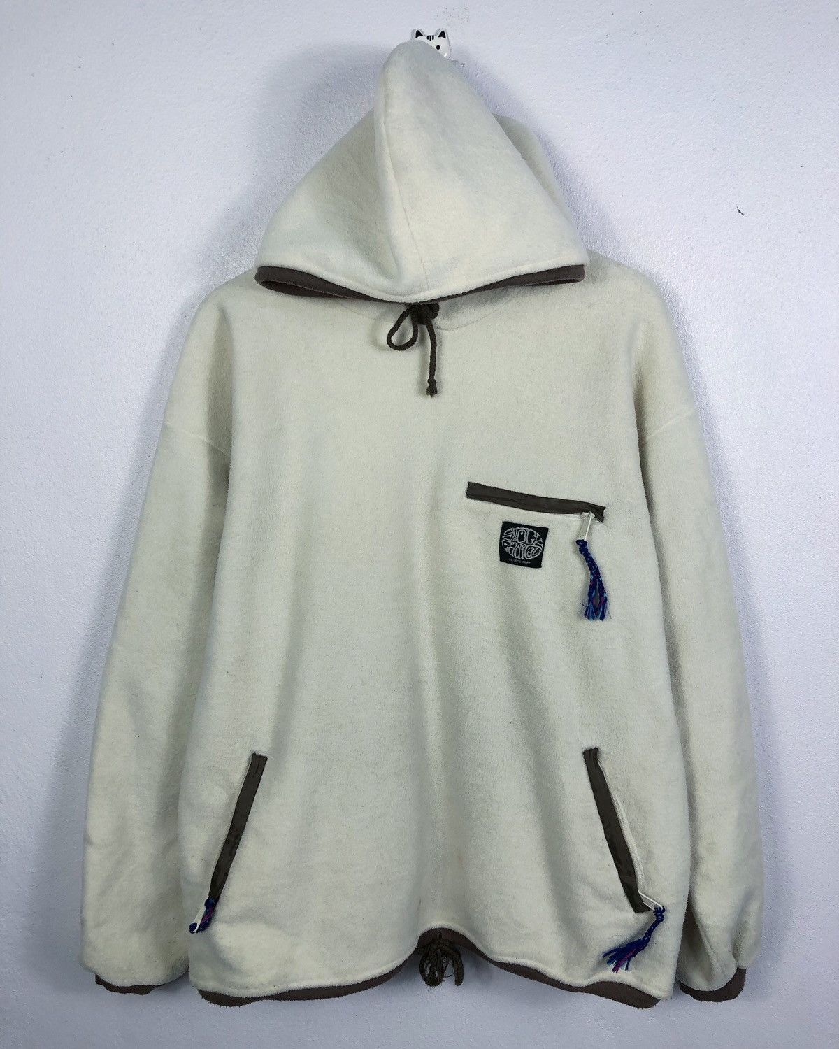 Japanese Brand Rare Vintage Octopus Army Fleece Hoodie Sweatshirt Size US M / EU 48-50 / 2 - 1 Thumbnail