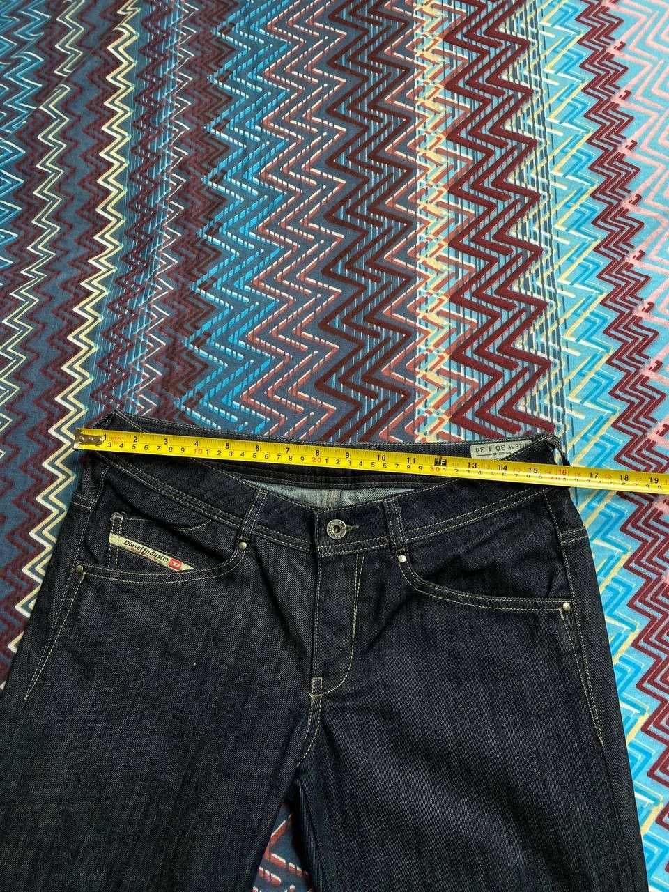 Diesel × Japanese Brand Slim Straight Jeans Pants Trousers Low Rise Size 30" / US 8 / IT 44 - 7 Thumbnail