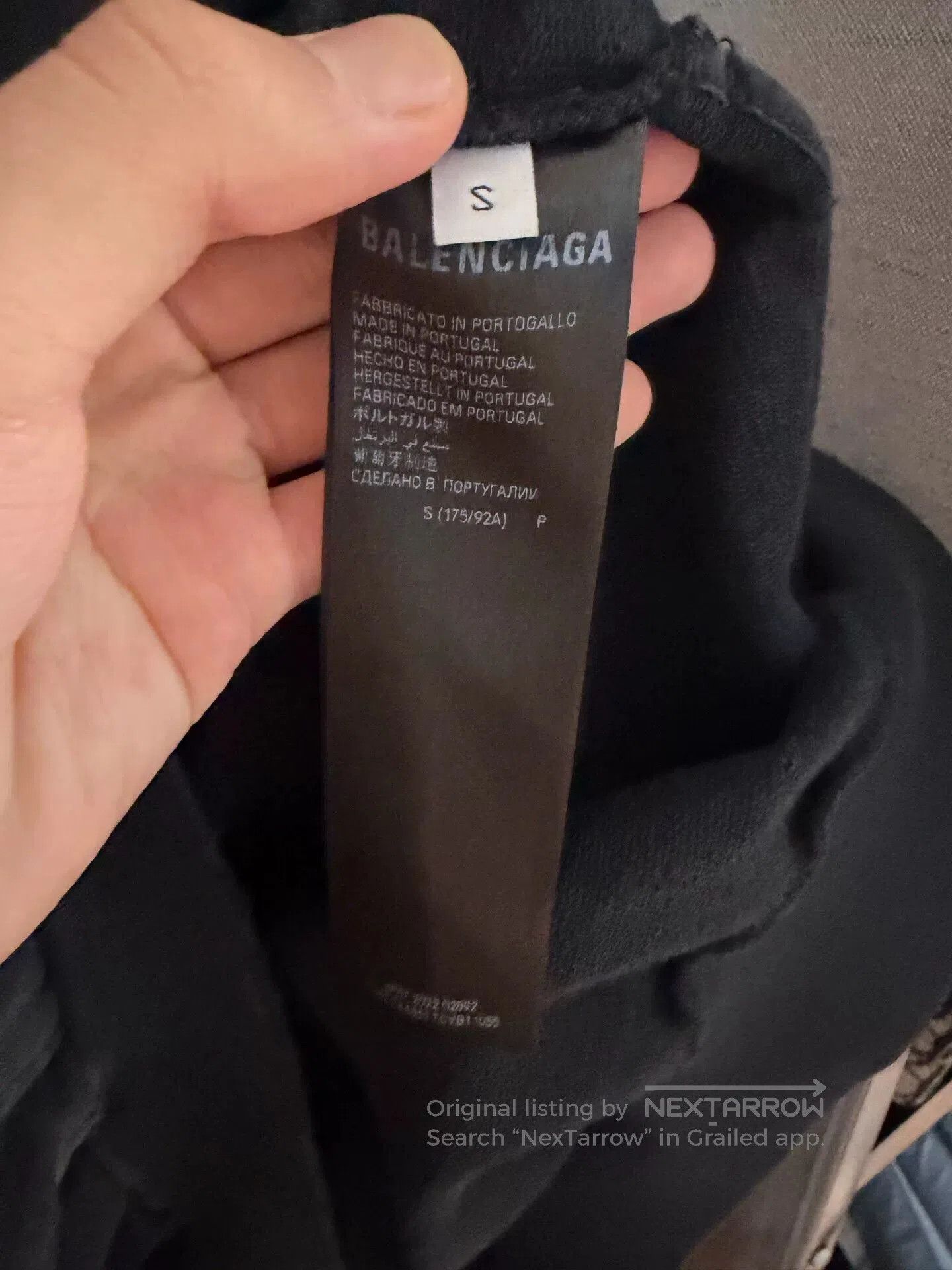 Balenciaga balenciaga black zip-up hoodie with tag. Size US S / EU 44-46 / 1 - 4 Thumbnail