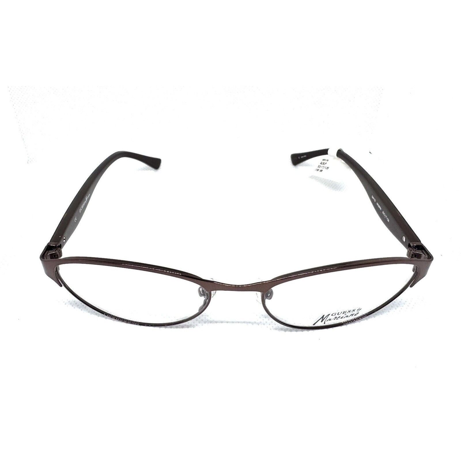 Guess GUESS BY MARCIANO GM176 MAROON BROWN EYEGLASSES FRAME 53-17 Size ONE SIZE - 2 Thumbnail