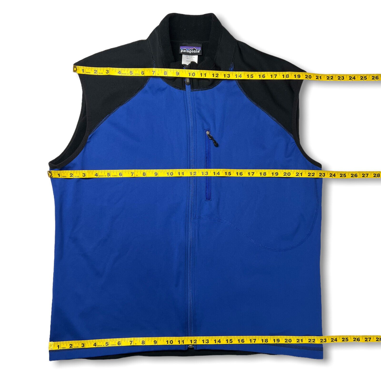 Patagonia Patagonia Wind Shield Vest Blue XL Hybrid Soft Shell Size US XL / EU 56 / 4 - 3 Thumbnail