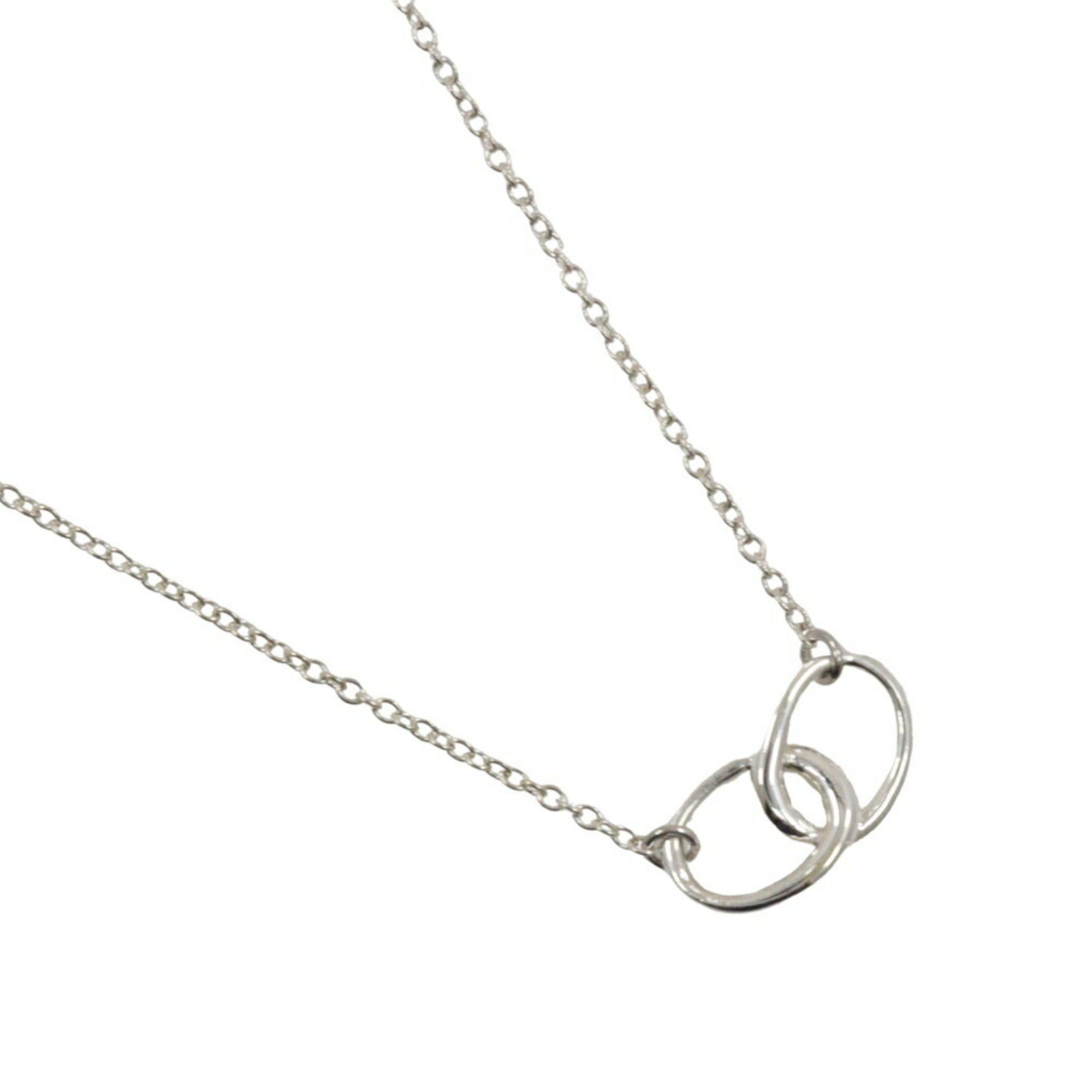 Tiffany & Co. Tiffany & Co. Double Loop Necklace, Silver 925, Approx. 1.69g, Loop, Women's Size ONE SIZE - 1 Thumbnail