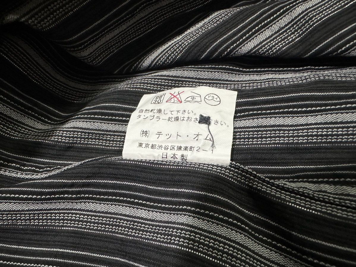 Issey Miyake 🔥Vintage Tete Homme Issey Miyake Striped Shirt Long Sleeve Size US L / EU 52-54 / 3 - 9 Thumbnail