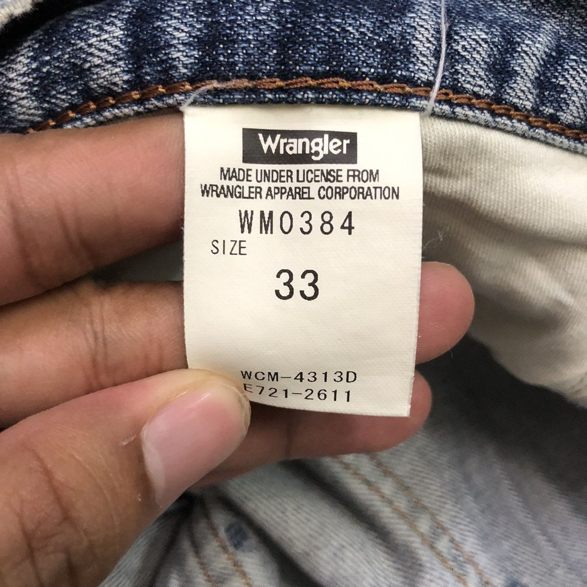 Jean × Wrangler Vintage Wrangler Jeans Distressed Denim Pants 34x39 Size US 33 - 14 Thumbnail