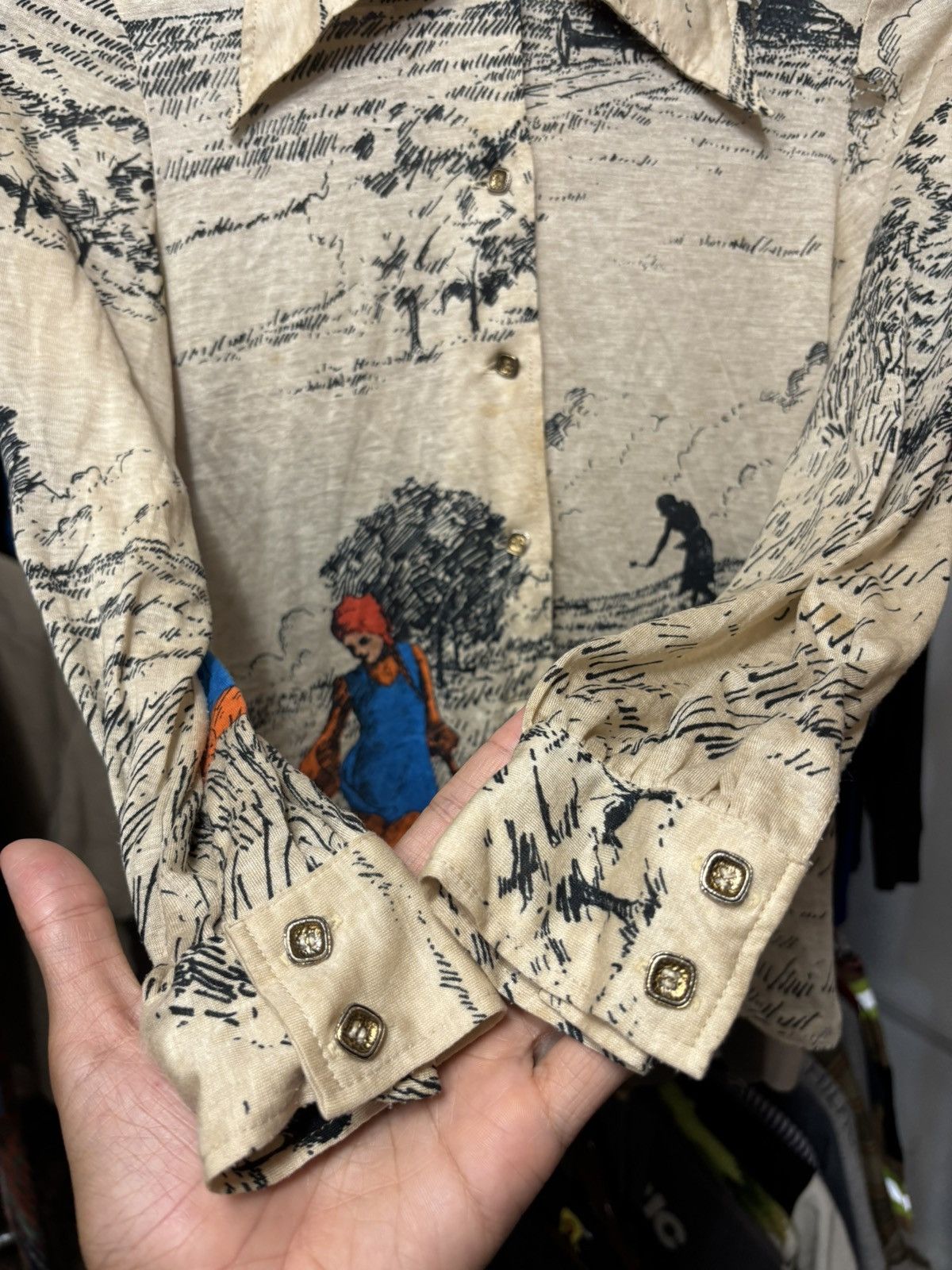 Vintage Vintage western button up shirt full print Size M / US 6-8 / IT 42-44 - 8 Thumbnail
