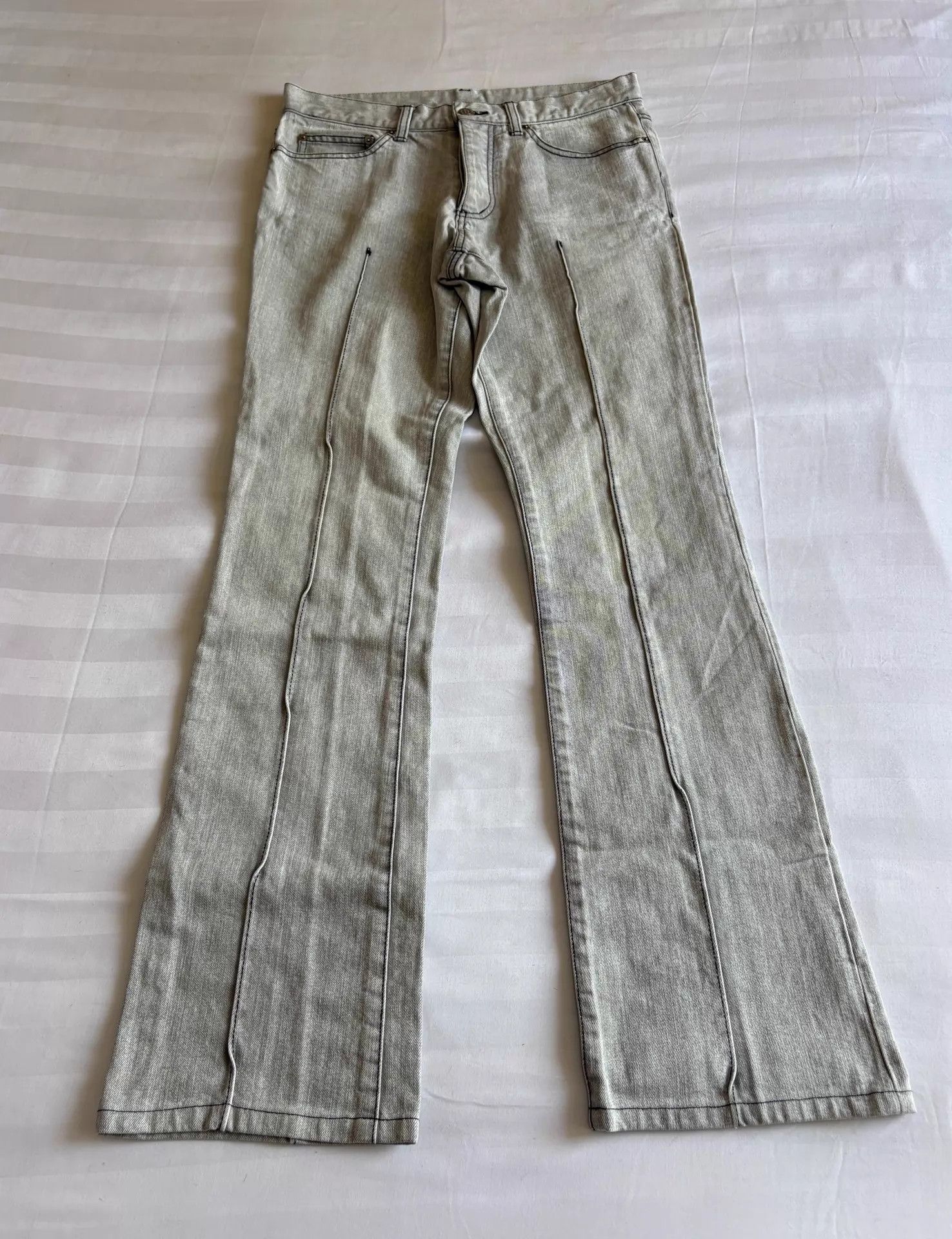 Tornado Mart Tornado Mart Vintage Visual Kei Jeans 3D Stitch 80/106 Size US 34 / EU 50 - 2 Thumbnail
