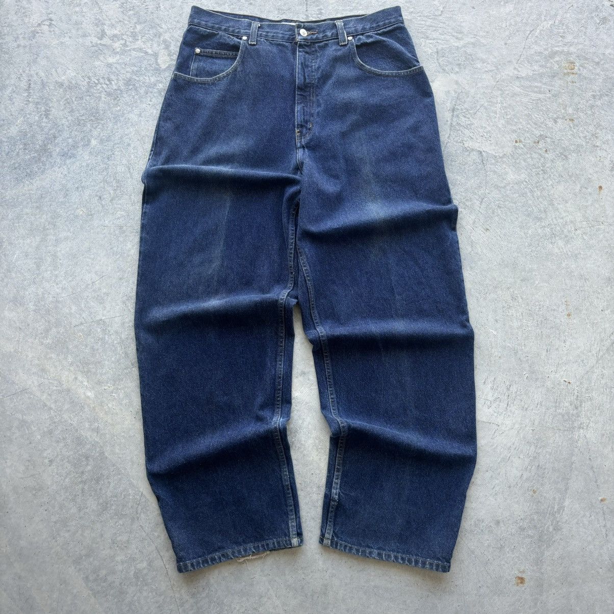 90s anchor blue “BEYOND BAGGY” Pants Vintage 90s Anchor Blue Beyond Baggy Jeans Size 36x30 FITS