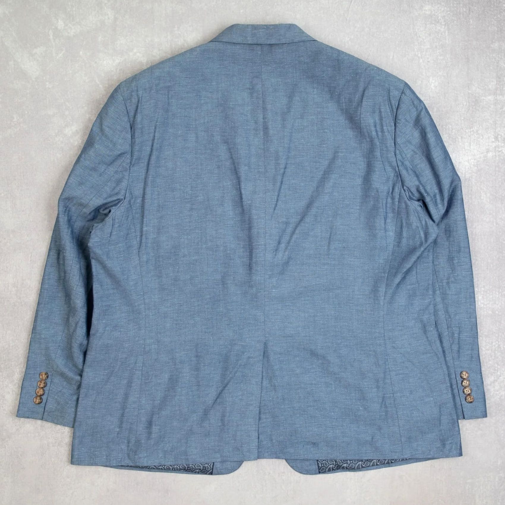 Chaps VINTAGE Chaps Jacket Blazer Suit X-Large Blue Prep 1990s Men's Size 50R - 2 Thumbnail