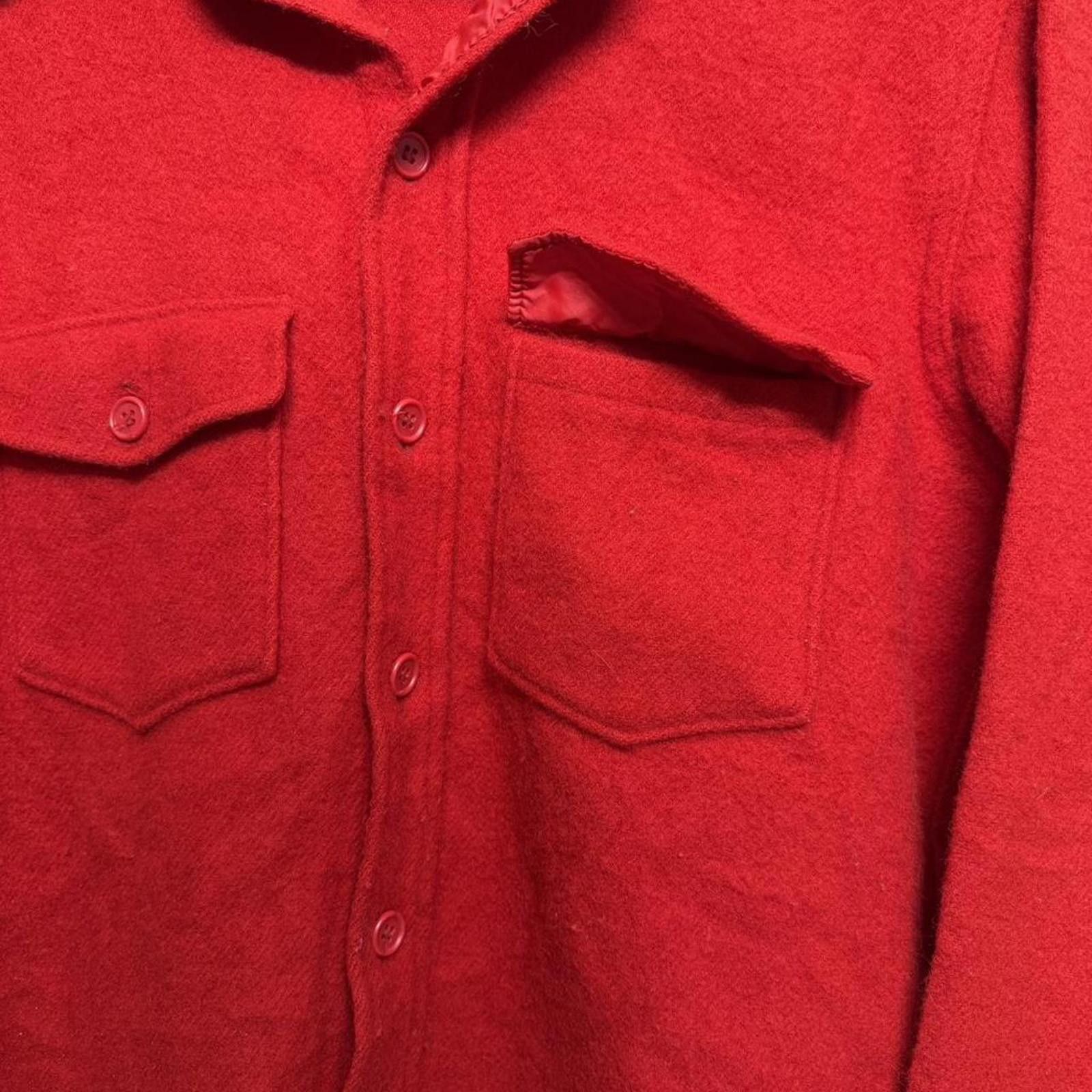 Woolrich Woolen Mills True vintage 1970s red Woolrich button up shirt M Size US M / EU 48-50 / 2 - 5 Thumbnail