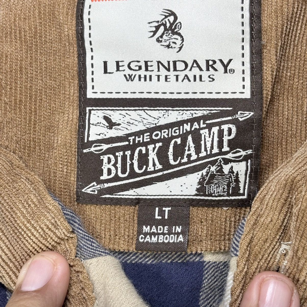 Other Legendary Whitetails Flannel Shirt Men Large Tall Blue Plaid Size US L / EU 52-54 / 3 - 2 Thumbnail