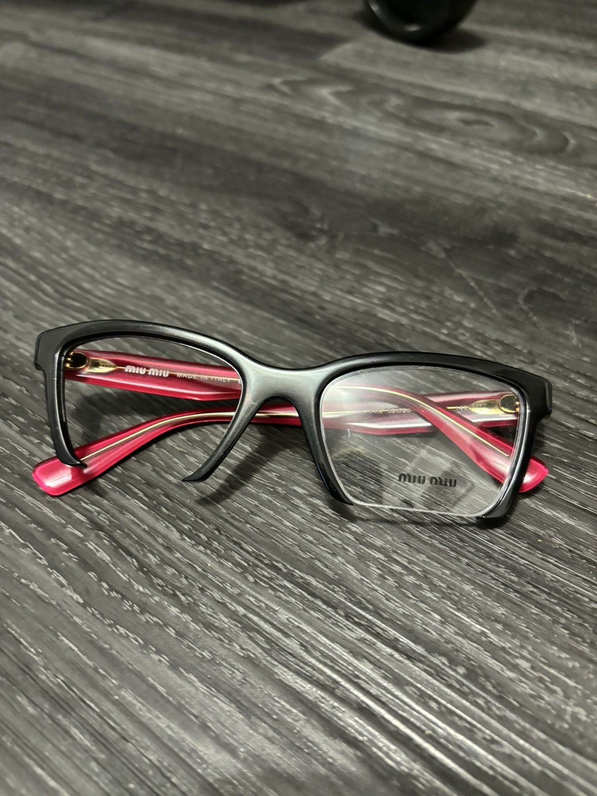 Miu Miu Logo Glasses Size ONE SIZE - 1 Thumbnail