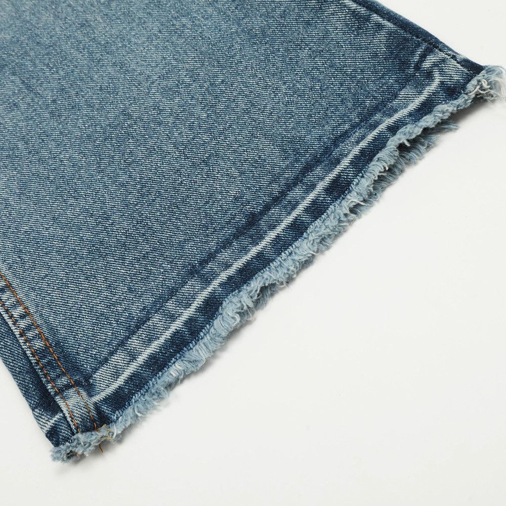 Vintage Men's punk distressed heavy washed ripped flared jeans Size US 32 / EU 48 - 6 Thumbnail