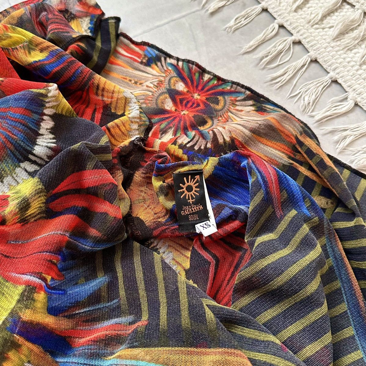 Jean Paul Gaultier Jean Paul Gaultier Soleil Dreamcatcher Pareo Mesh Dress Top Size XS / US 0-2 / IT 36-38 - 2 Thumbnail