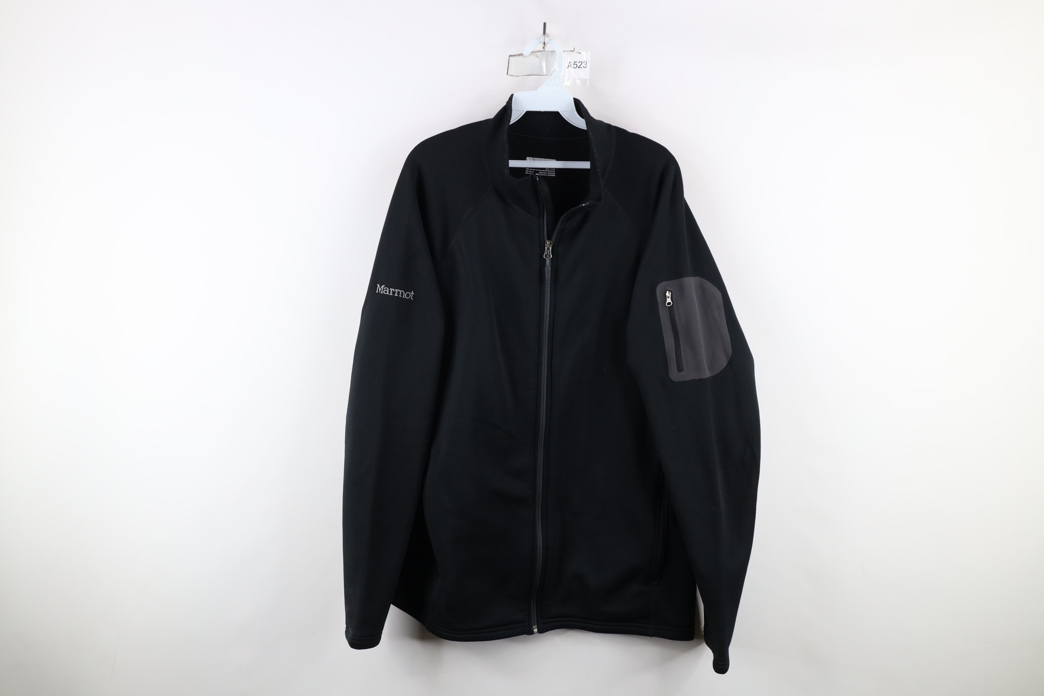 Marmot × Vintage Marmot Fleece Lined Hiking Outdoor Full Zip Jacket Black Size US XL / EU 56 / 4 - 1 Thumbnail
