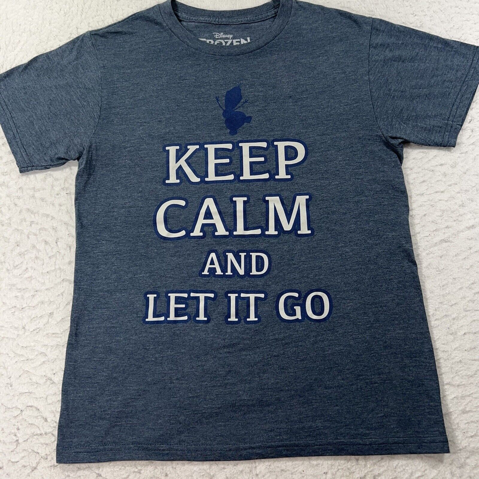 Disney Disney Frozen Small Keep Calm Let It Go Graphic T Shirt Size US S / EU 44-46 / 1 - 1 Thumbnail