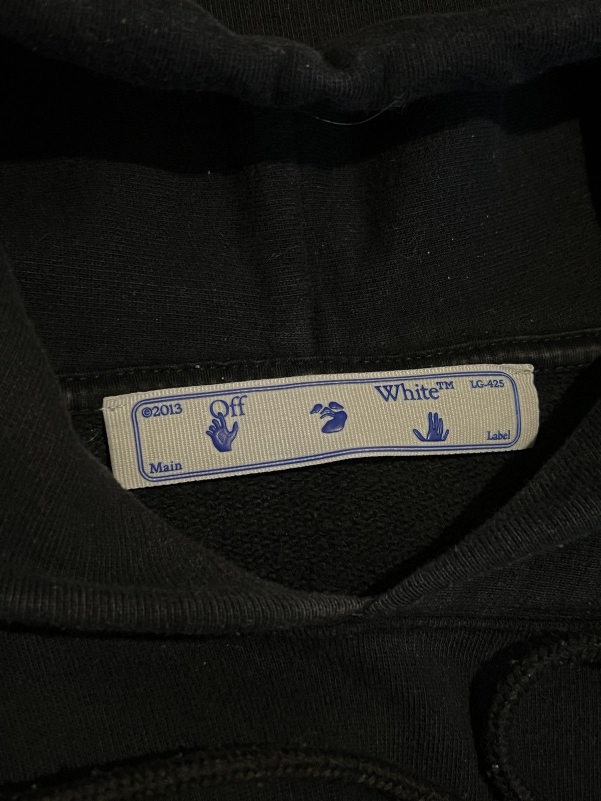 Off-White OFF-WHITE Caravaggio Diag Sleeve Hoodie Size US XS / EU 42 / 0 - 5 Thumbnail