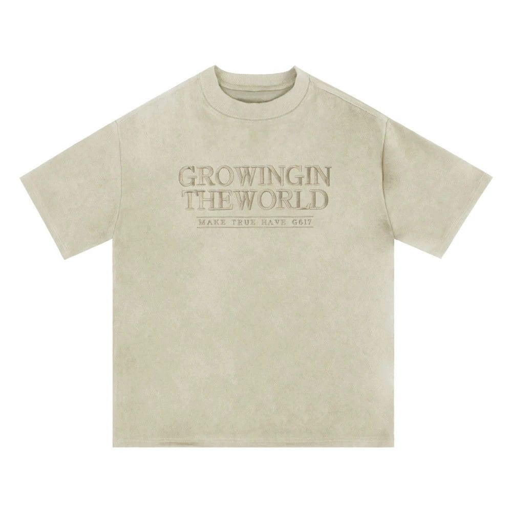Vintage Men's loose street embroidery letter tee Size US M / EU 48-50 / 2 - 1 Thumbnail