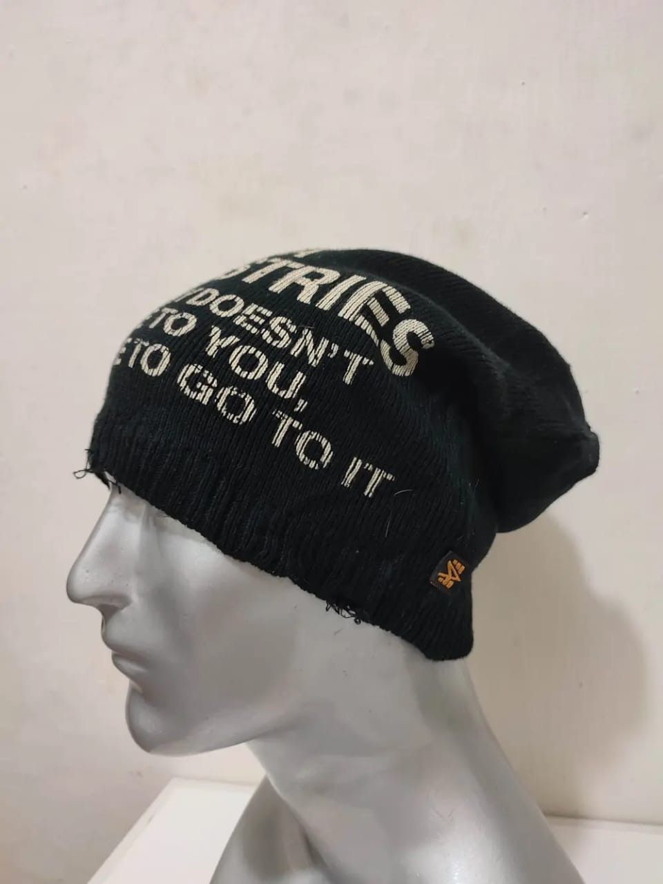 Alpha Industries Alpha Industries Distressed Beanie Hats Size ONE SIZE - 3 Thumbnail
