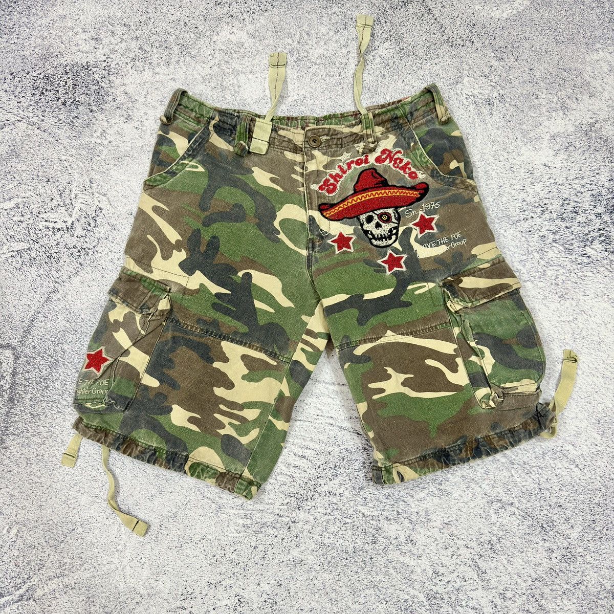 Designer × Japanese Brand Shiroi Neko Designer’s Cargo Shorts 32 size Size US 32 / EU 48 - 1 Thumbnail