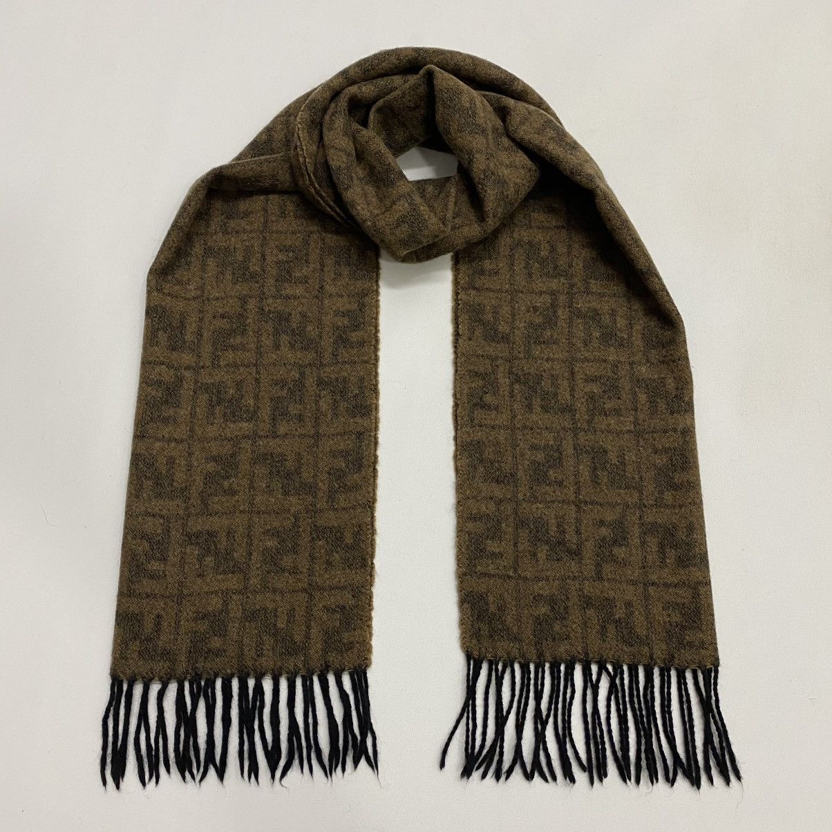 Fendi FENDI ZUCCA FF SCARF MUFFLER LUX043 Size ONE SIZE - 1 Thumbnail