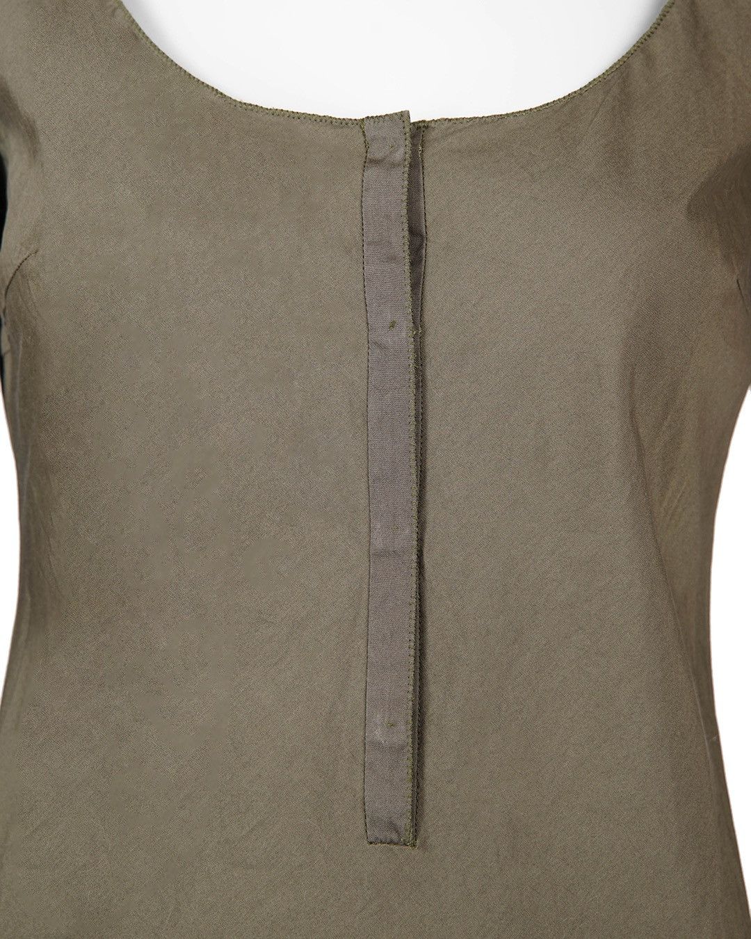 Miu Miu Miu Miu S/S1999 Ruffle Edge Dress in Olive Green Size S / US 4 / IT 40 - 7 Thumbnail
