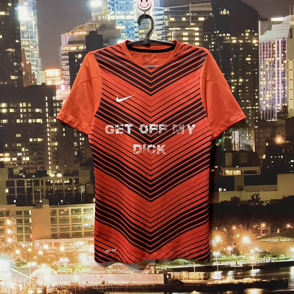 Nike VINTAGE 90S NIKE x GET OFF MY DICK PENIS FUNNY PORNO XXX Size US M / EU 48-50 / 2 - 1 Thumbnail