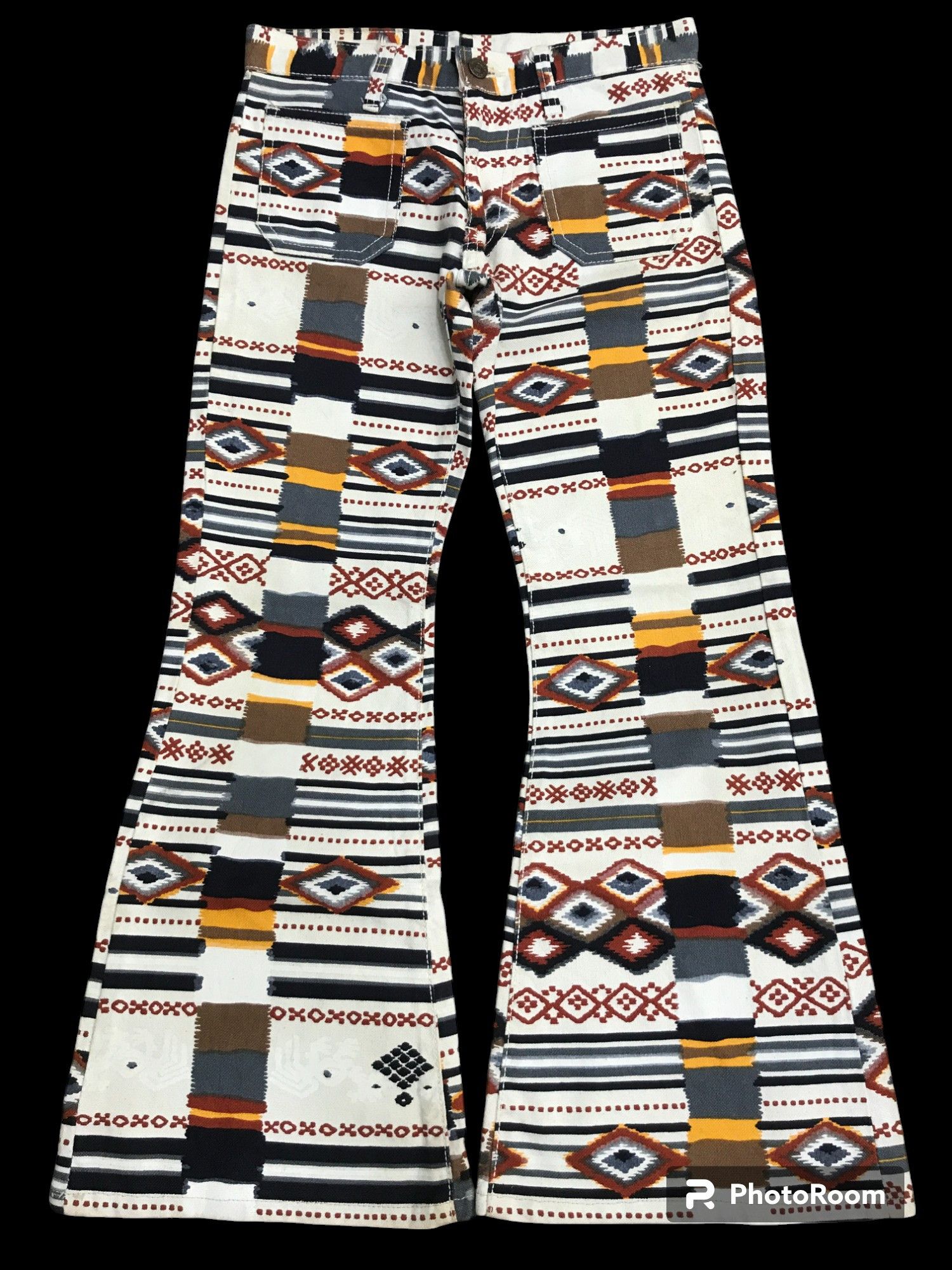 Edwin BELL BOTTOM🔥Very Rare Archival EDWIN NAVAJO JEANS F9 Size US 27 - 2 Thumbnail