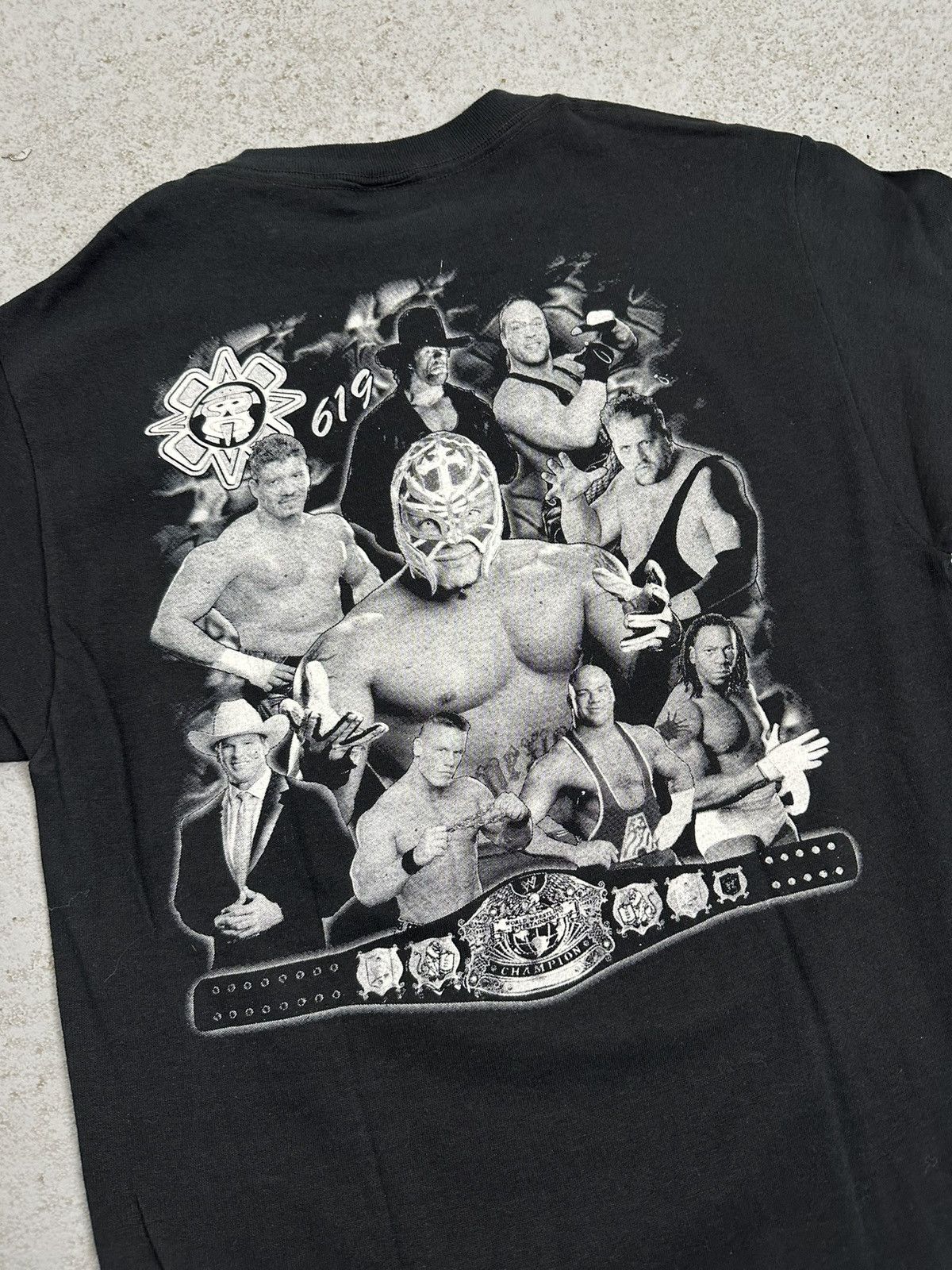 WWE Vintage 00s Wrestlemania WWE Rey Mysterio Undertaker T-Shirt Size US S / EU 44-46 / 1 - 12 Thumbnail
