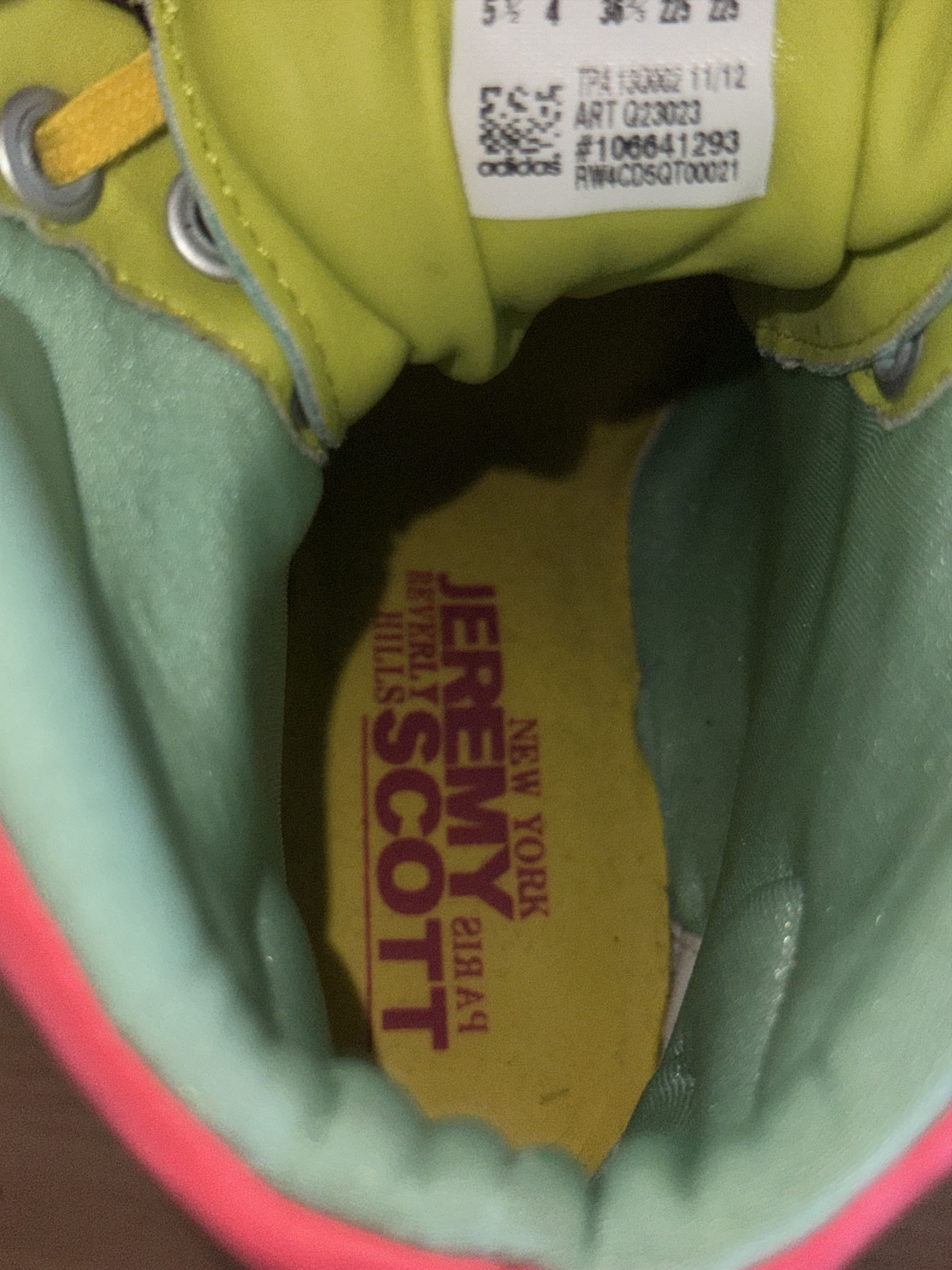 Adidas × Jeremy Scott Wedge Platform Sneakers Size US 5.5 / IT 35.5 - 12 Thumbnail
