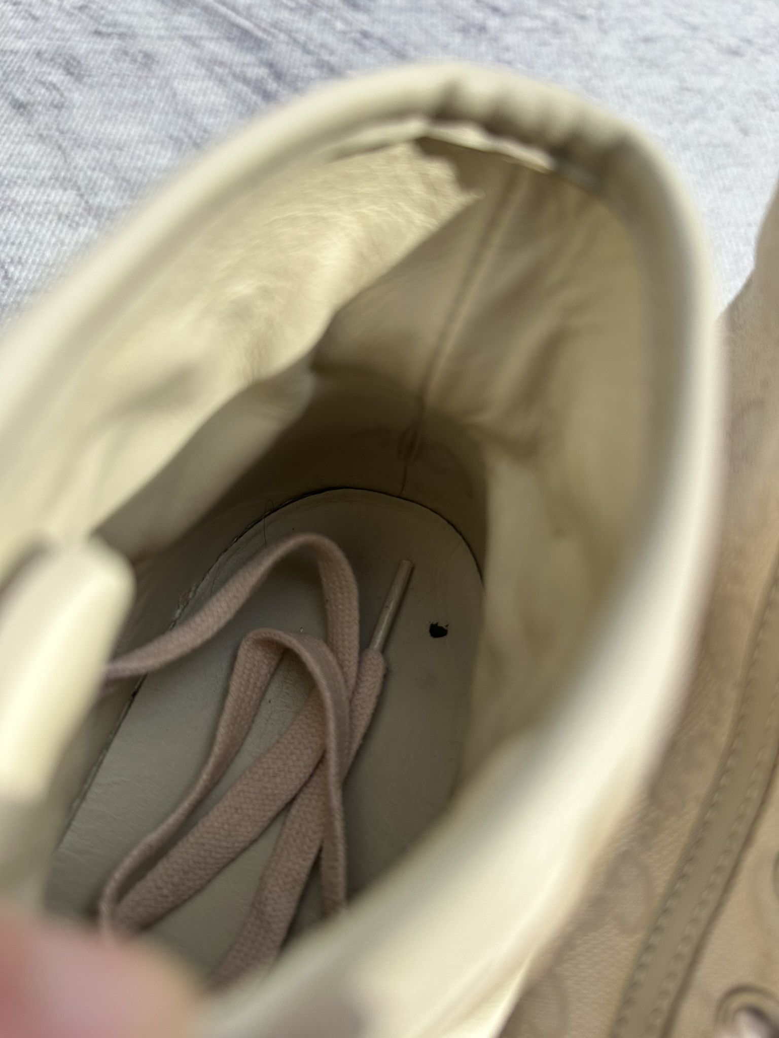Gucci Gucci High Top Sneakers GG Monogram Canvas Ivory and Gray Size US 8 / IT 38 - 9 Thumbnail