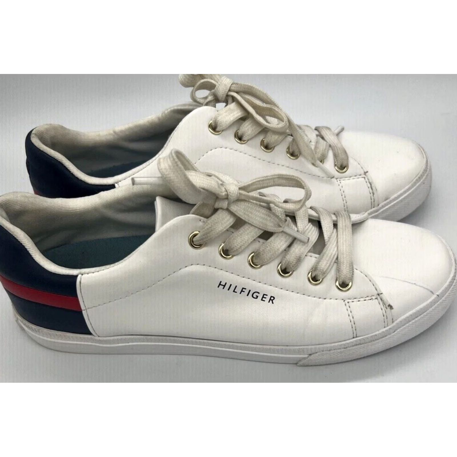 Tommy Hilfiger Tommy Hilfiger TWLADDIN Men’s Shoes White Low Top Lace Up Casual Sneakers Size US M / EU 48-50 / 2 - 3 Thumbnail