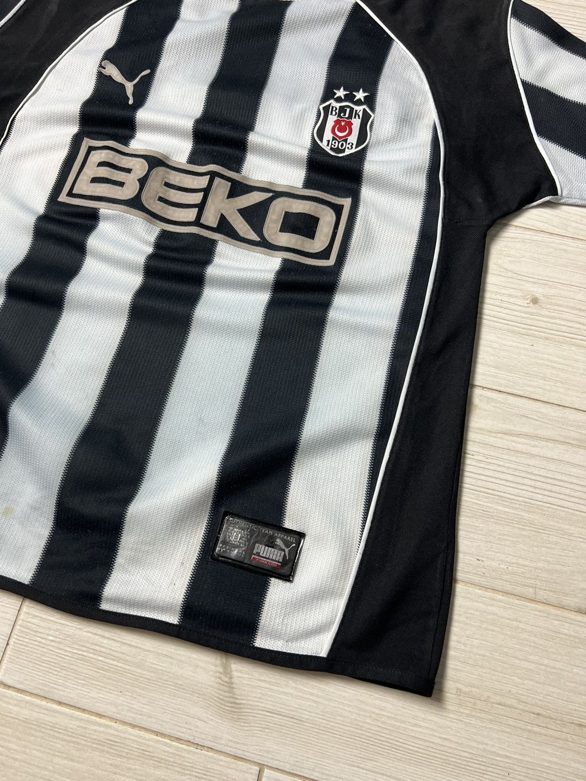 Adidas Vintage Puma Besiktas 2003-04 Soccer Away Kit Size US XS / EU 42 / 0 - 14 Thumbnail
