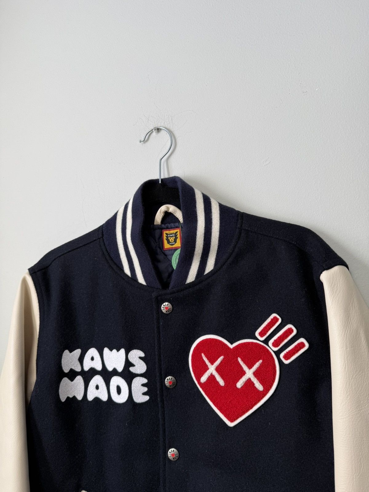 Human Made × Kaws Kaws x Human Made “Kaws Made” Varsity Jacket Size US M / EU 48-50 / 2 - 3 Thumbnail