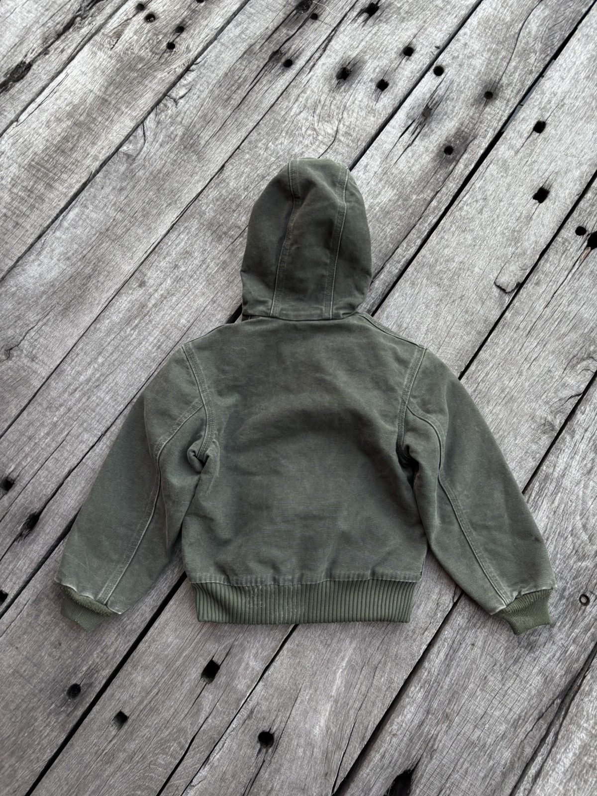 Carhartt Carhartt Green Hooded Jacket Size US XXS / EU 40 - 4 Thumbnail