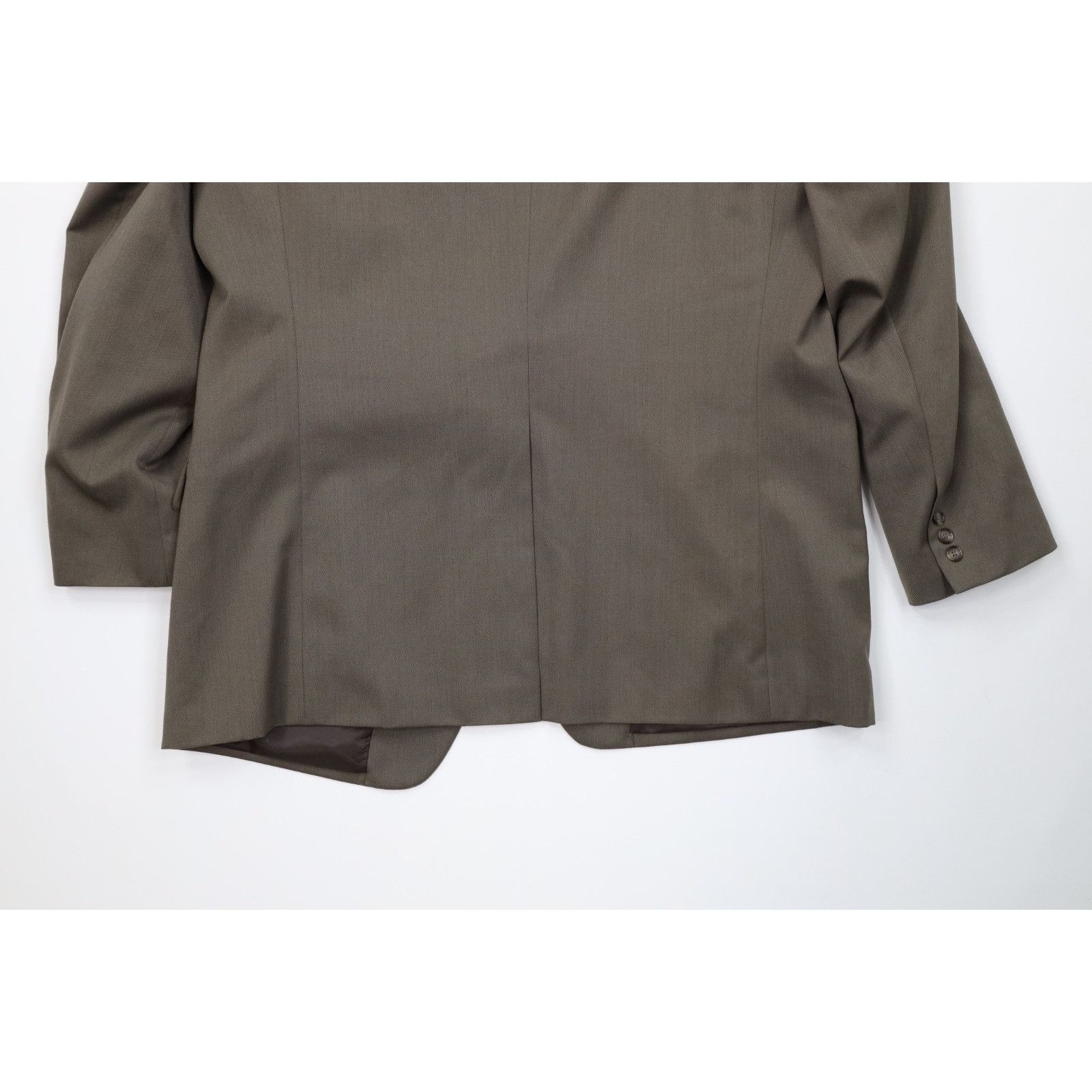 Vintage Vintage 90s Streetwear Wool Blend 2 Piece Wedding Suit Size 46L - 10 Thumbnail