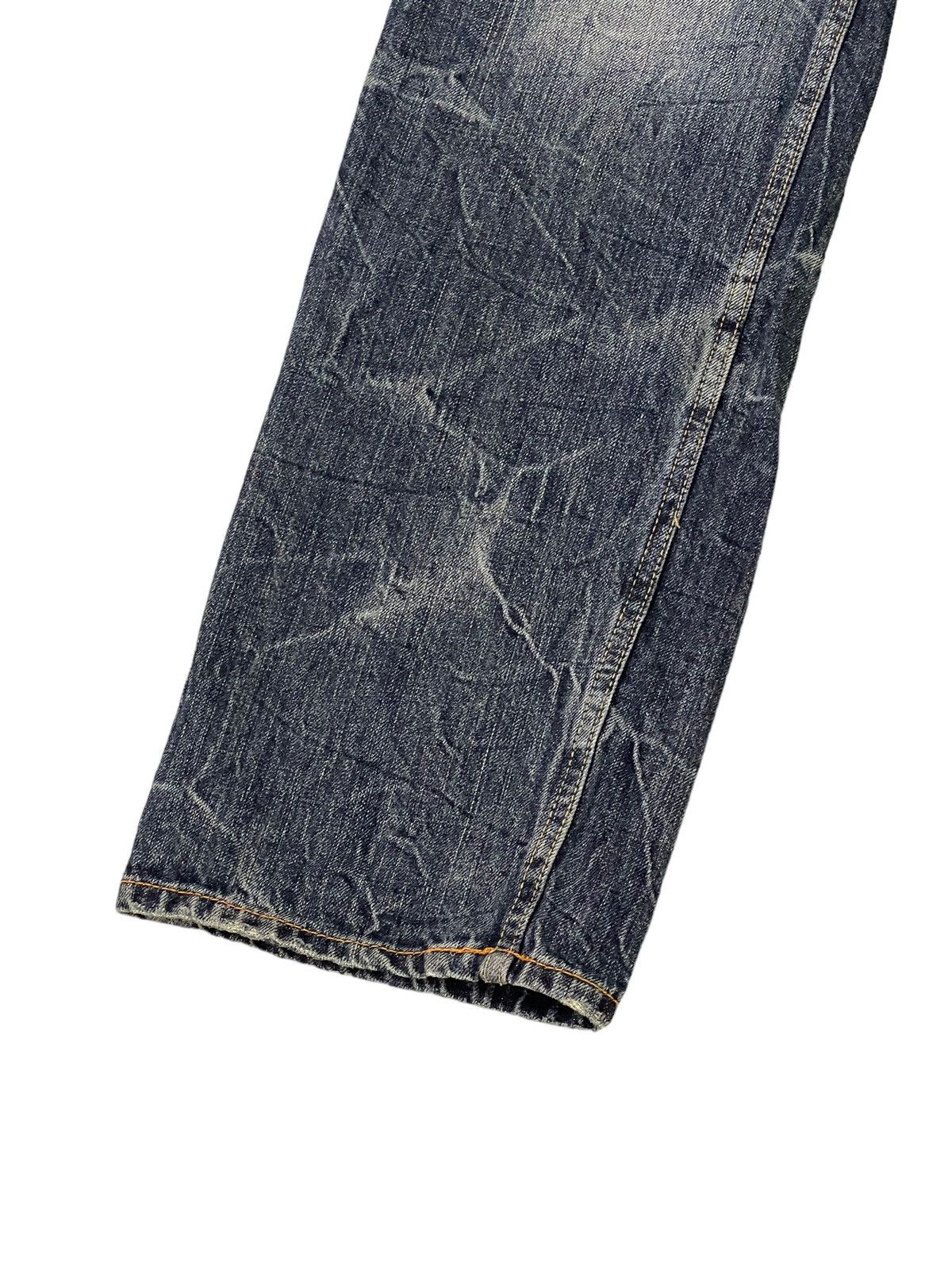Japanese Brand Faded Jeans Sirmione Distress Regular Straight 8🟦0 Size US 29 - 11 Thumbnail