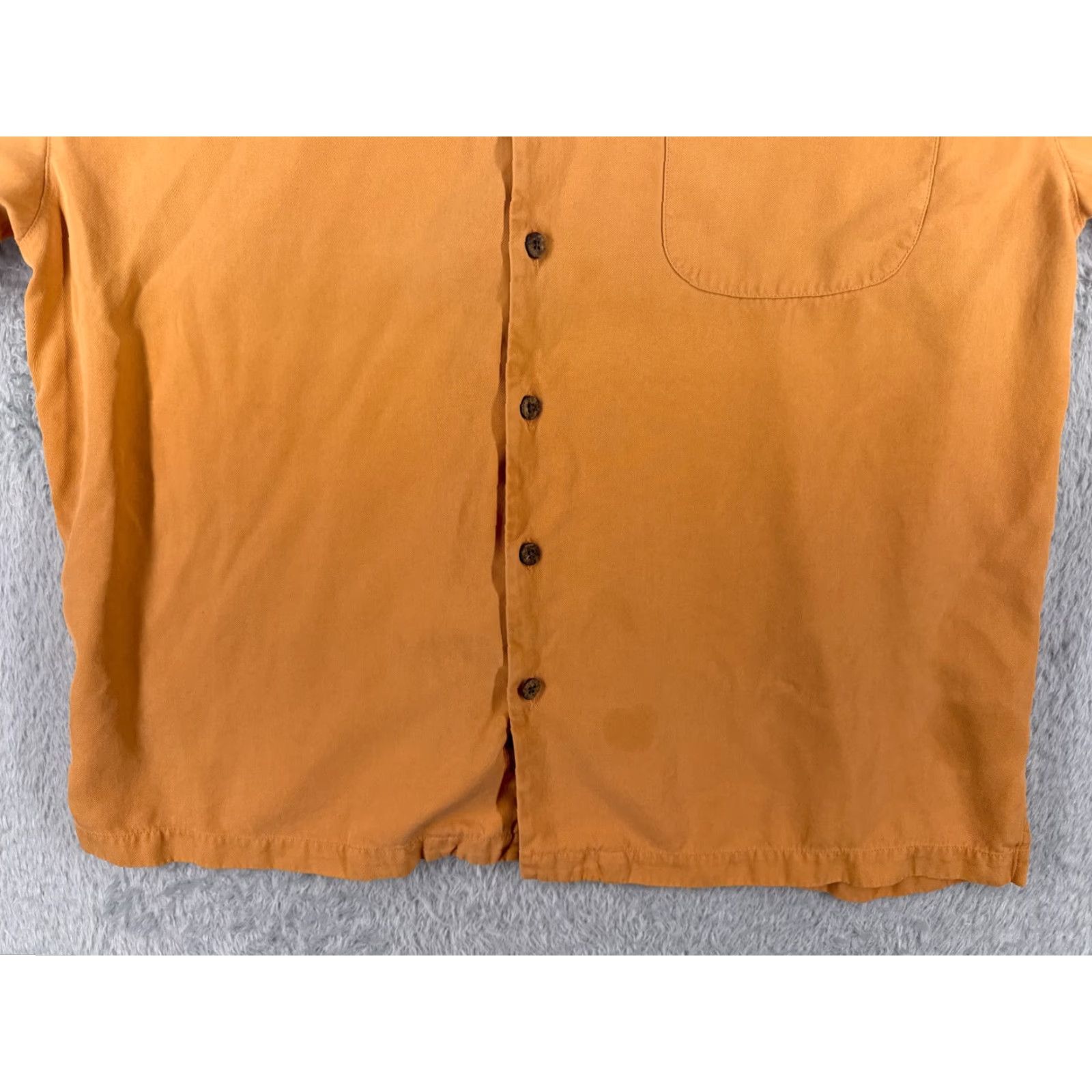 Tommy Bahama Tommy Bahama Shirt Men XL Orange Silk Button-Up Short Sleeve Casual Holiday Flower Pattern Size US XL / EU 56 / 4 - 5 Thumbnail