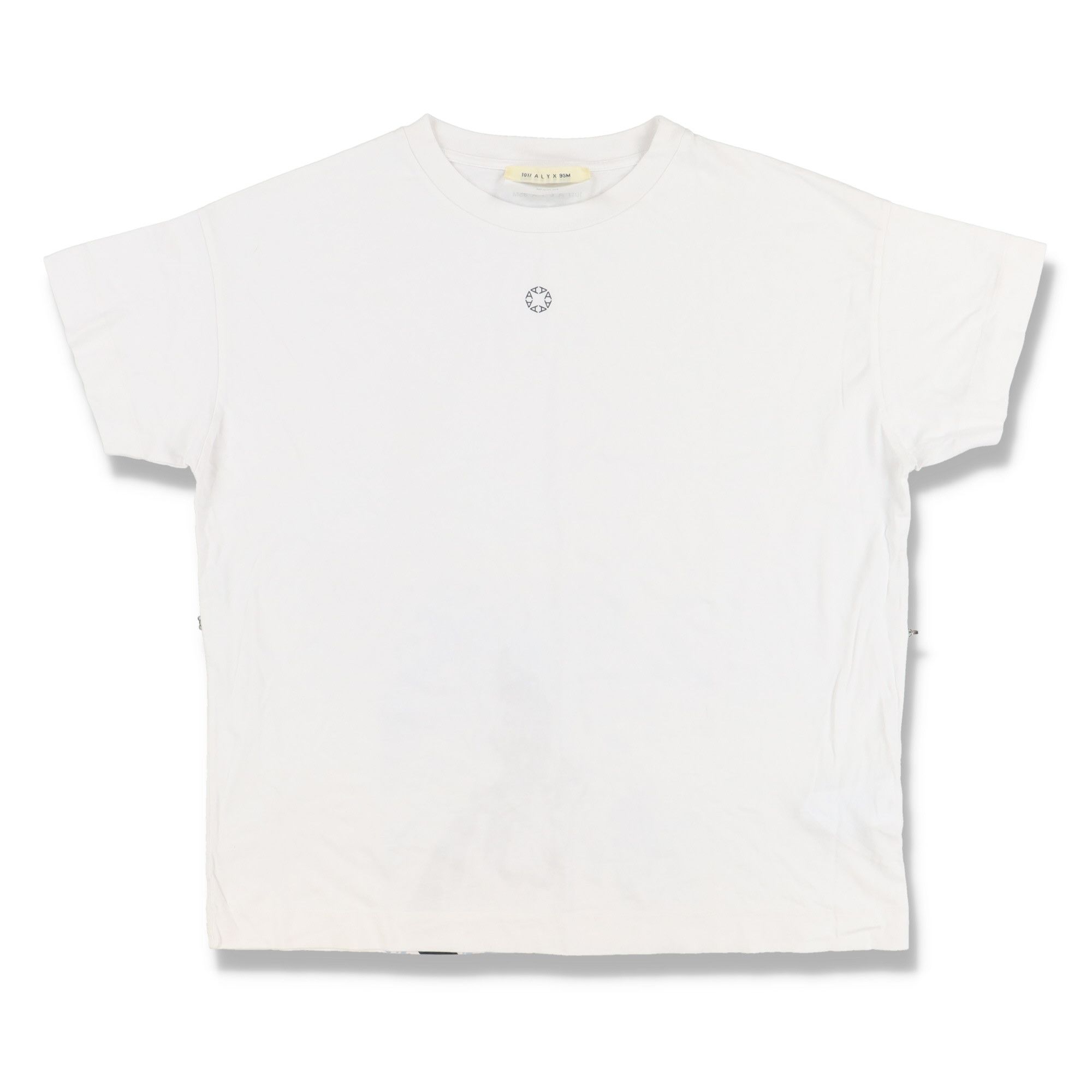 1017 ALYX 9SM White Hook and Eye Printed Logo T-Shirt Size US M / EU 48-50 / 2 - 1 Thumbnail