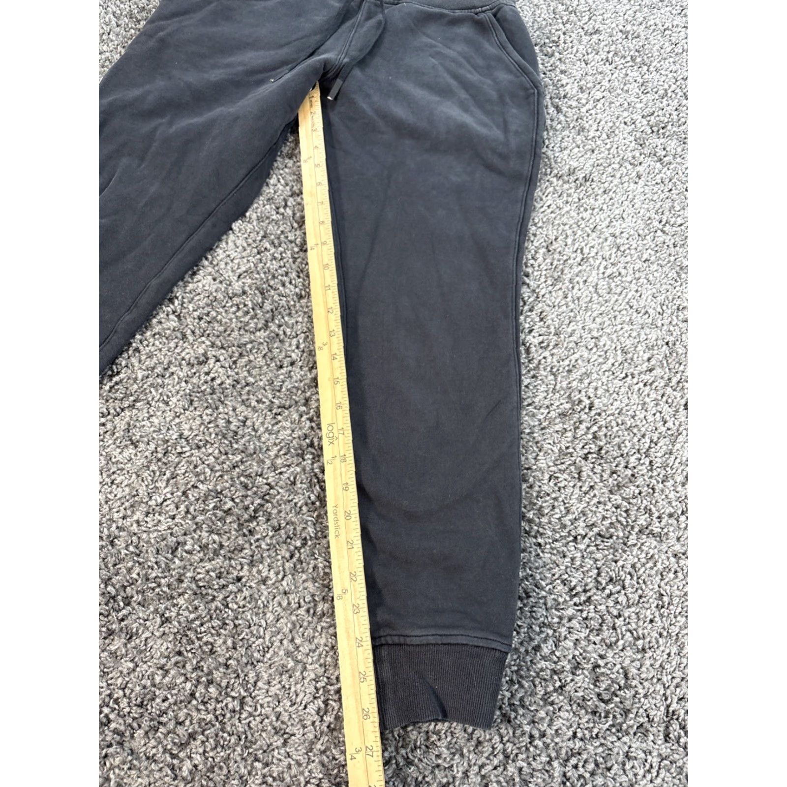 Lululemon Lululemon Warm Down Joggers Womens 6 Black High Rise Tapered Pants Nike Size 28" / US 6 / IT 42 - 2 Thumbnail