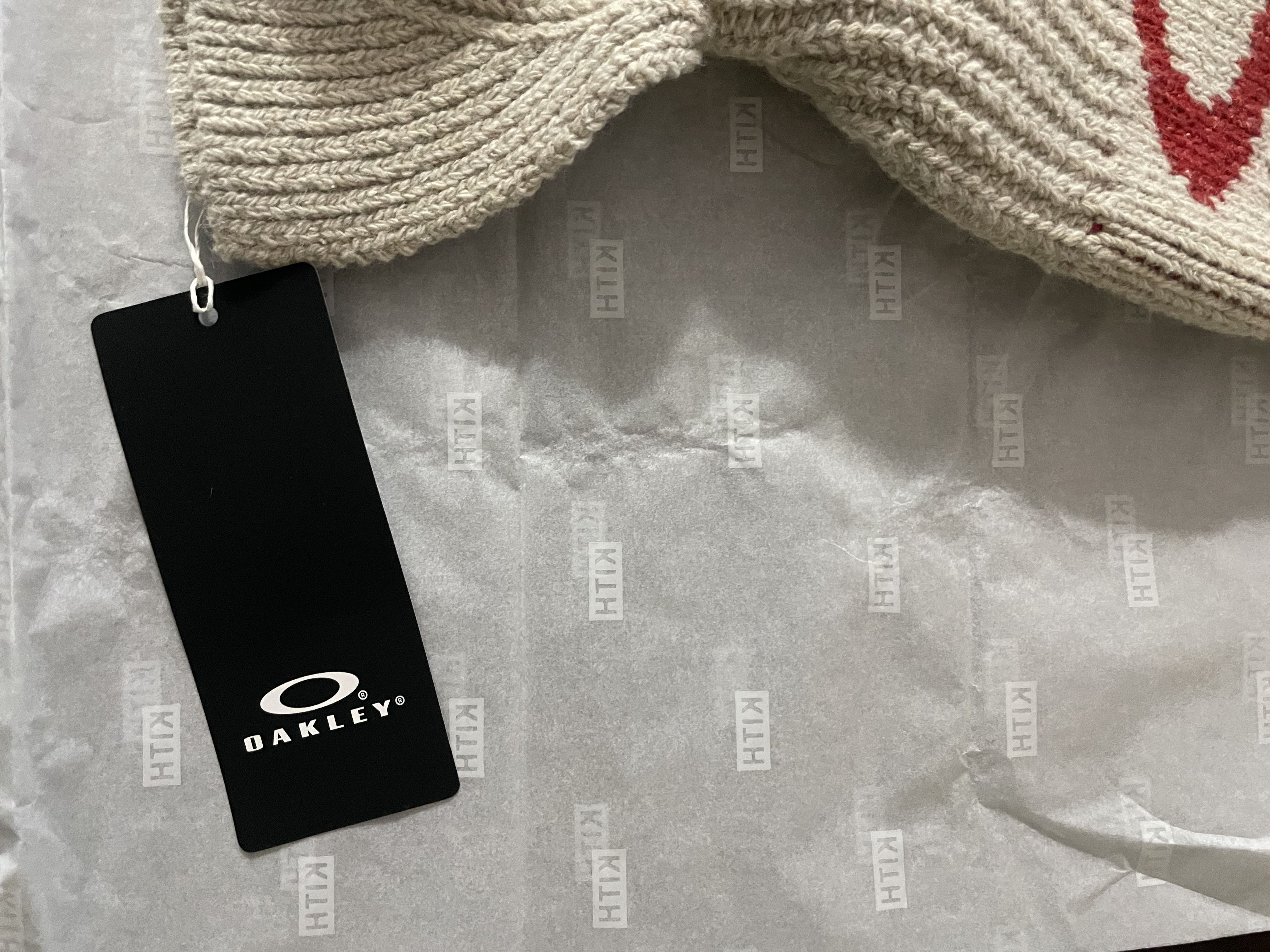 Kith Kith for Oakley Pro ZW Knit Balaclava -Sandrift Size ONE SIZE - 2 Thumbnail