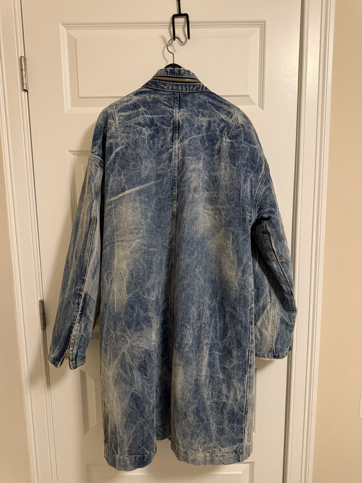 Fear of God Fear of God FOG 5th Alpaca Denim Coat Sherpa Lined Size S Size US S / EU 44-46 / 1 - 6 Thumbnail
