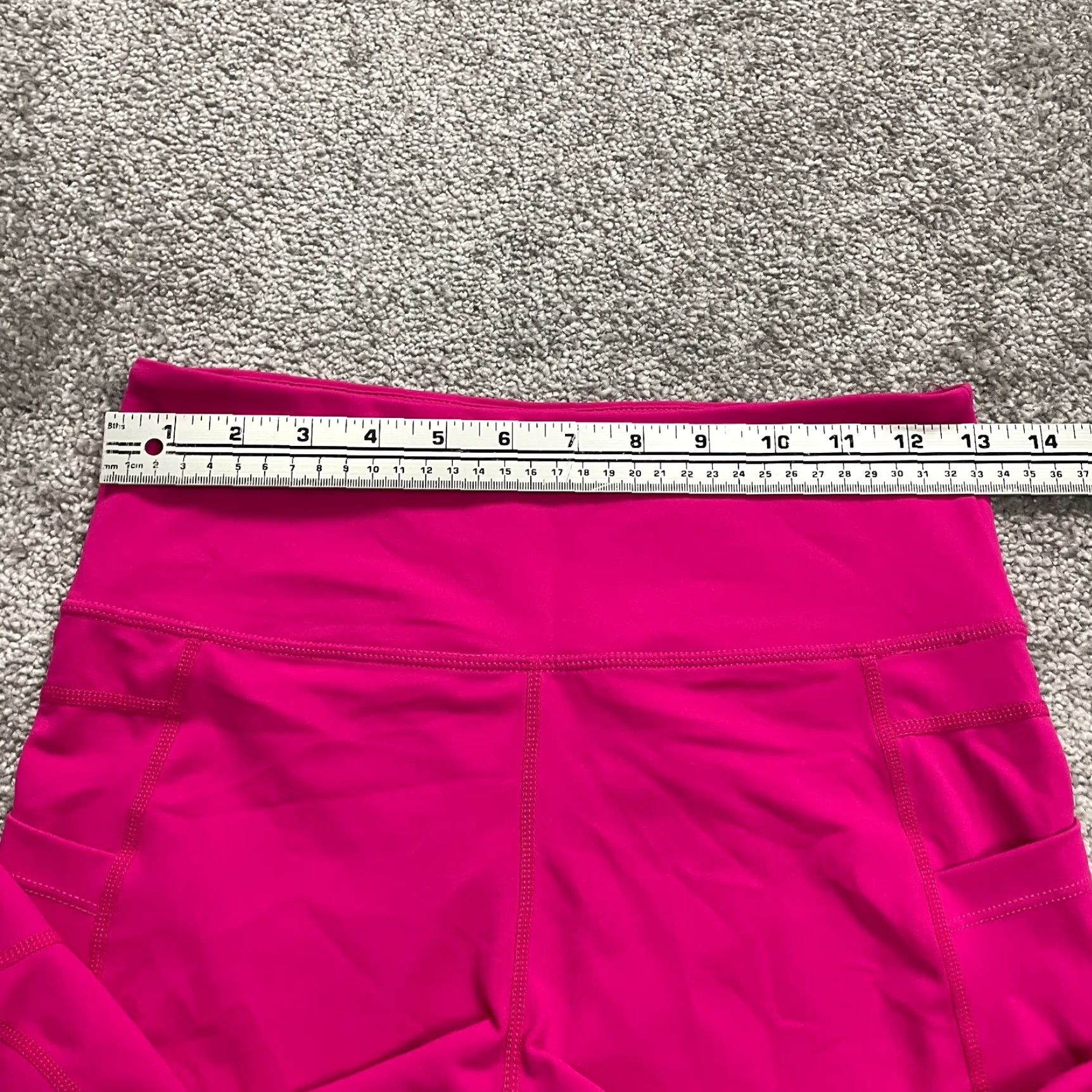 Vintage VINTAGE Zyia Cropped Leggings Womens 6-8 Pink High Rise Athletic Active Yoga Gym 26x20 Size 28" / US 6 / IT 42 - 5 Thumbnail