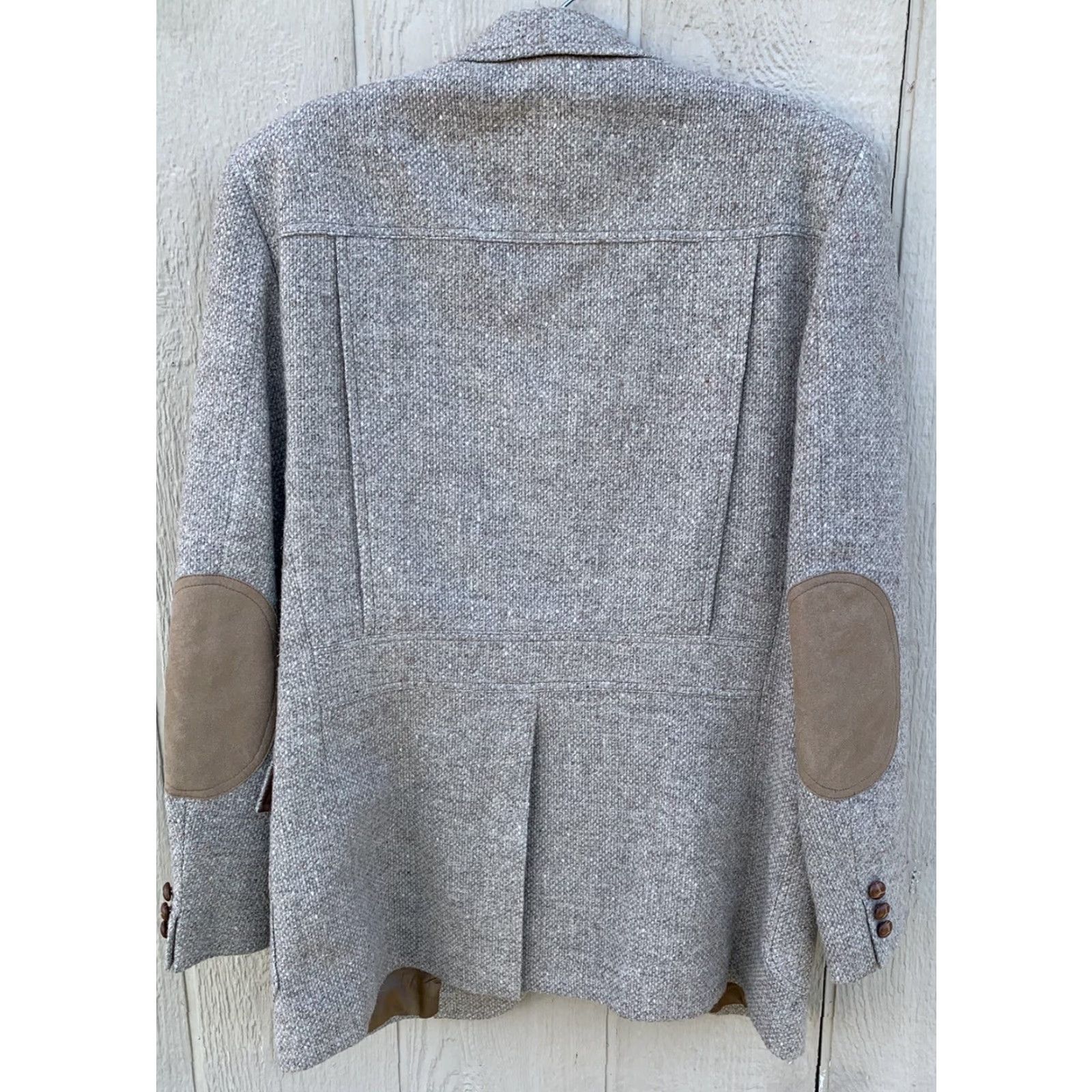 Pendleton VINTAGE Pendleton 100% virgin wool blazer Mens 42 Tweed Beige Jacket Notes: See Pics Size 42R - 5 Thumbnail