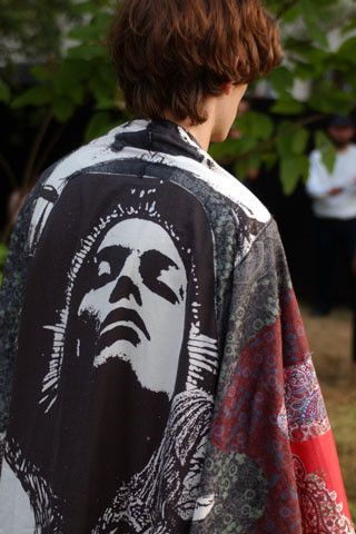 Raf Simons SS04 patched oversized cape Size US XXL / EU 58 / 5 - 2 Thumbnail