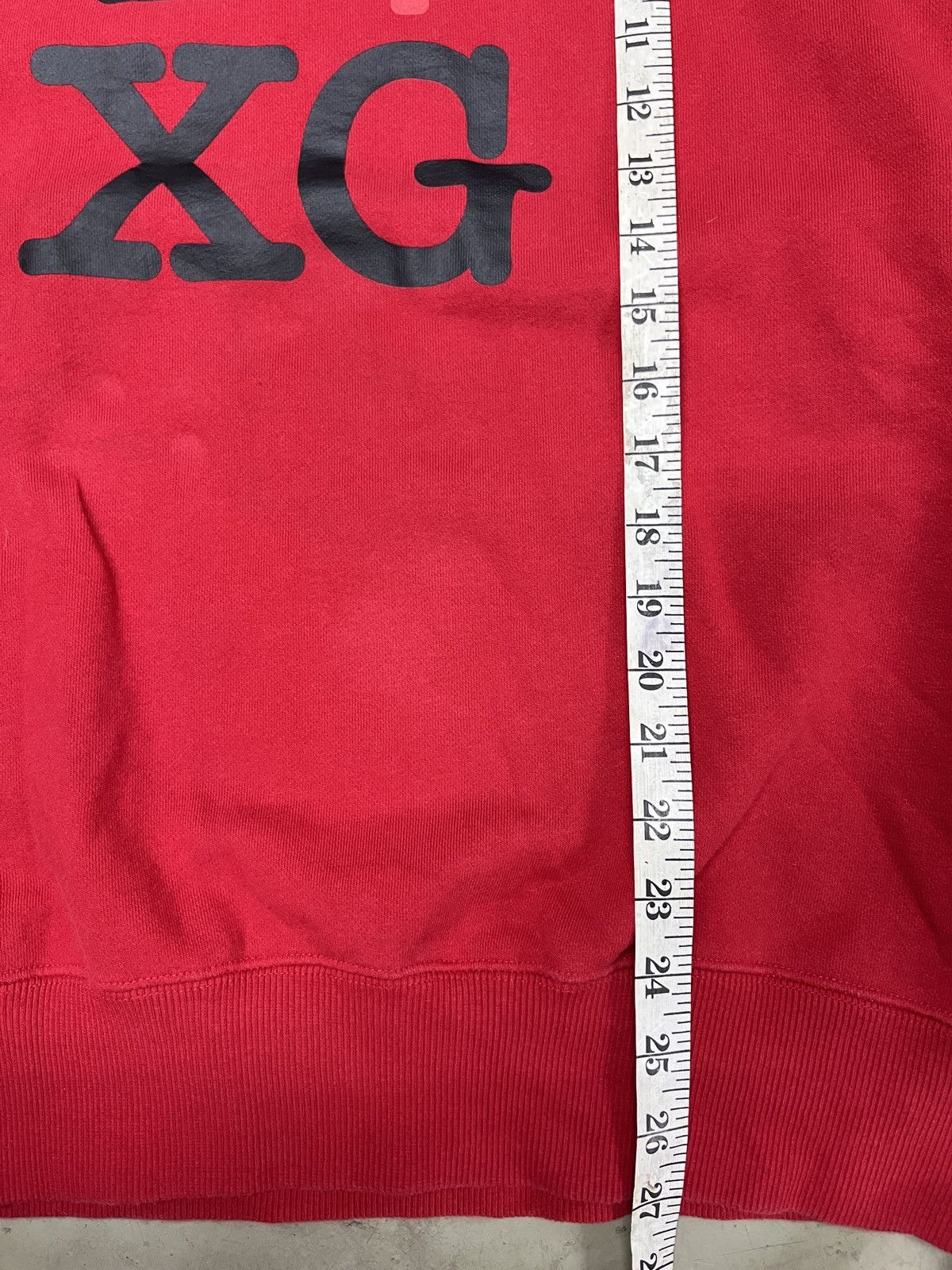 Vintage X-GIRL Oversized Sweatshirt I love Xgirl raf simon style Size US XL / EU 56 / 4 - 5 Thumbnail